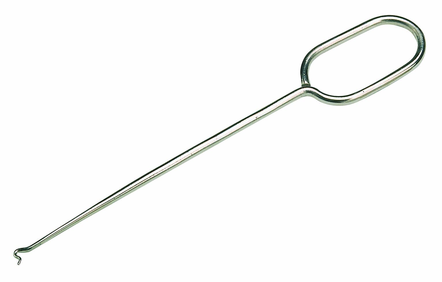 Jonard M-125/5 Push Spring Hook with Looped Handle, 6" Length