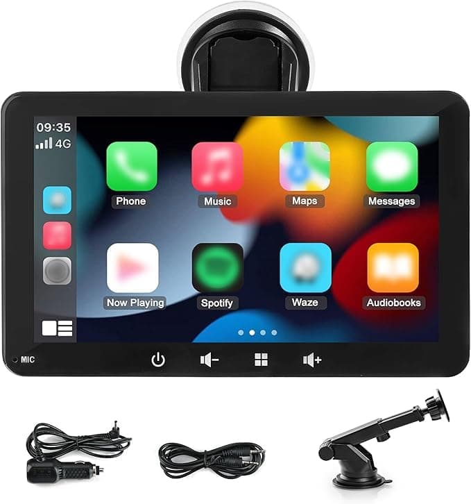 7 inch Wireless Apple Carplay & Android Auto Car Play Screen