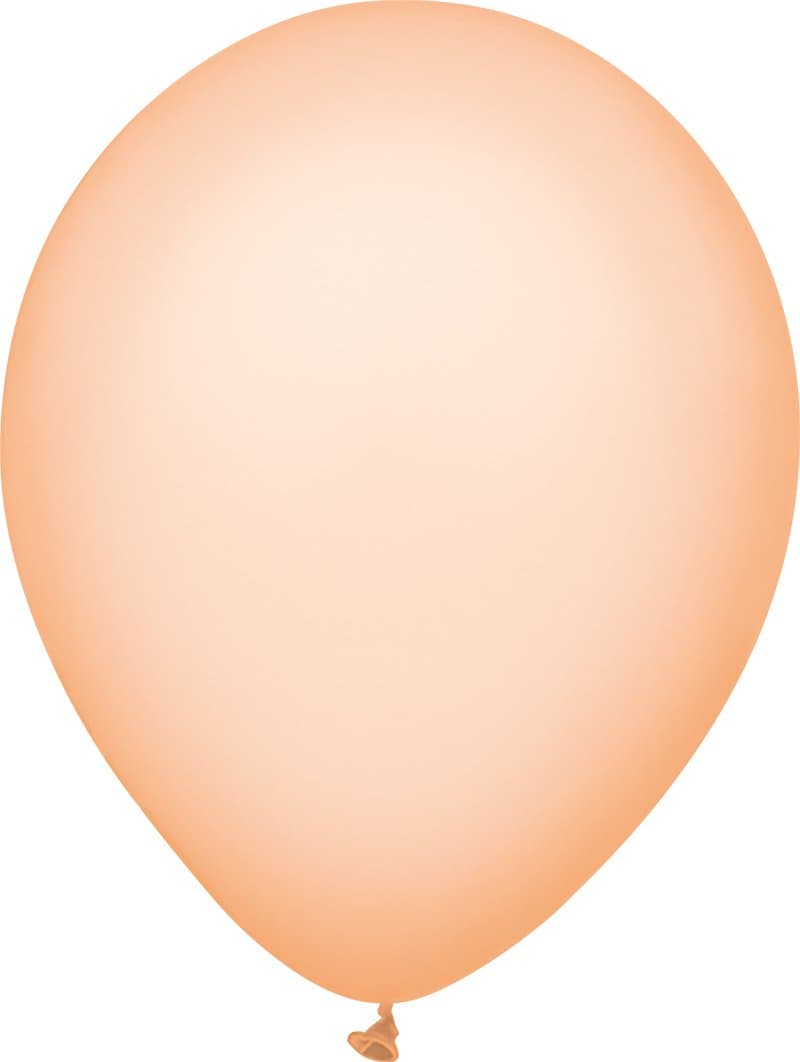 PartyMate 76537 Solid Color Latex Balloons, 72 Ct, Neon Orange