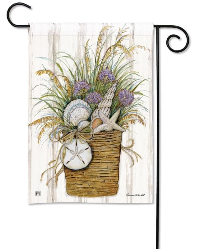 Studio M Gifts from the Sea 18 x 12 Inches, Double Sided Design, Weather & UV/Fade Resistant Polyester, Outdoor Flag Decoration for Garden, Yard, Porch