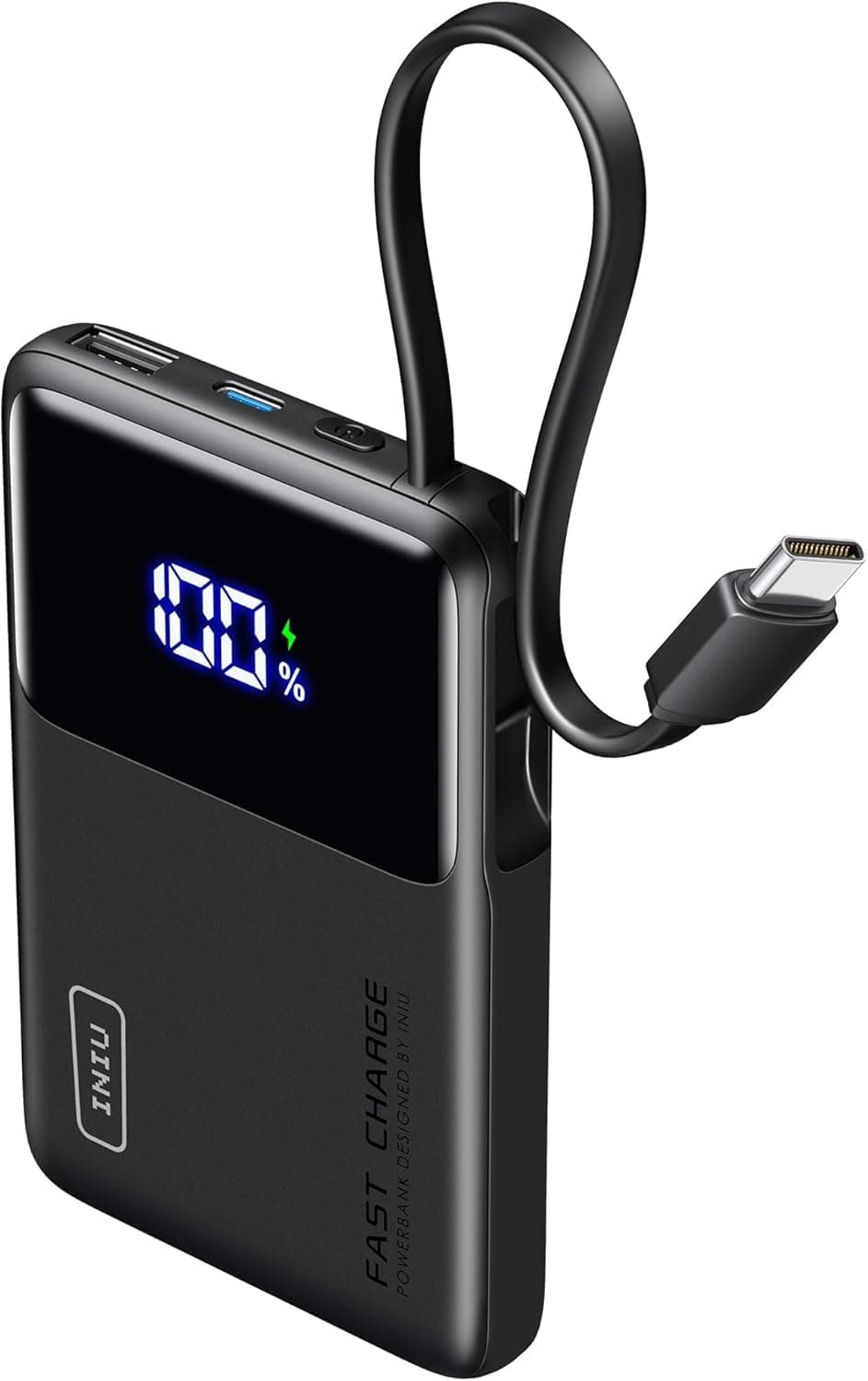 INIU 10000mAh Power Bank, Smaller 45W Fast Charging Travel Portable Charger