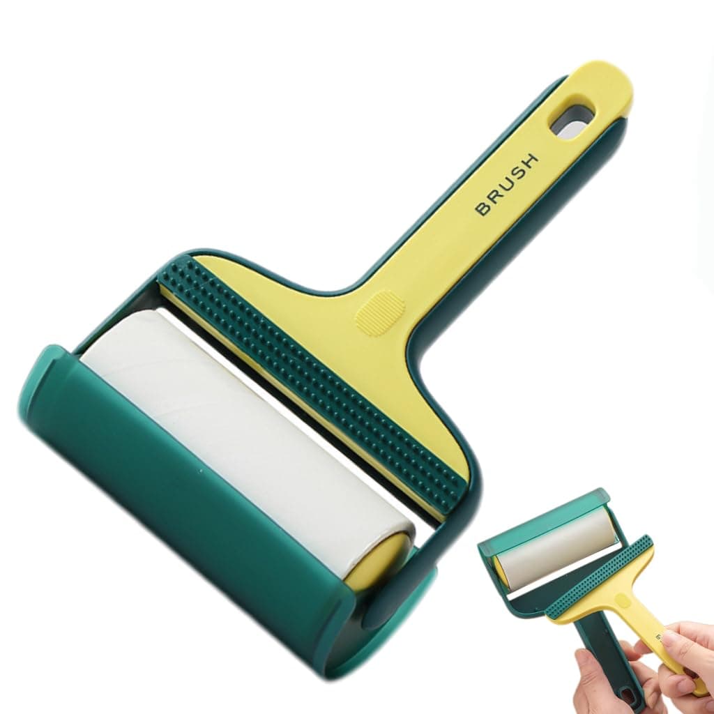 3-in-1 Portable Pet Hair Removal Tool Set: Versatile Lint Rollers for Clothes, Furniture, and Car Seats - Effective Dog Hair Remover with Sticky Roller Technology