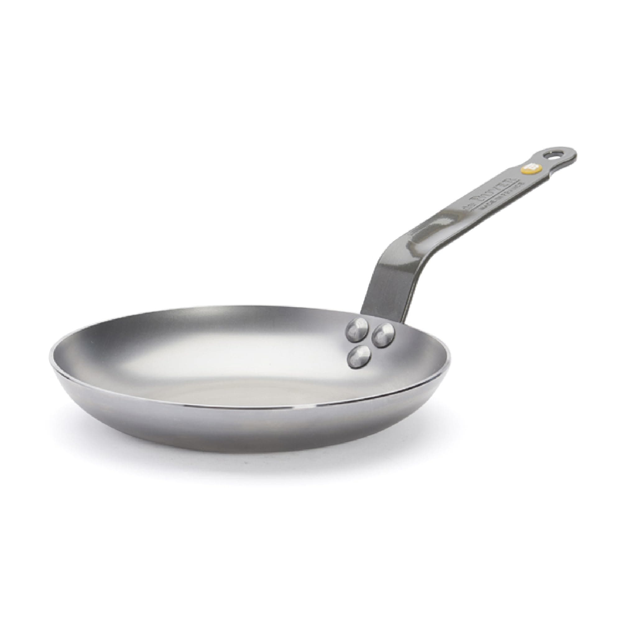 de Buyer MINERAL B Carbon Steel Omelette Pan - 8” Diameter, 5.5” Cooking Surface - Naturally Non-Stick Finish - Made in France