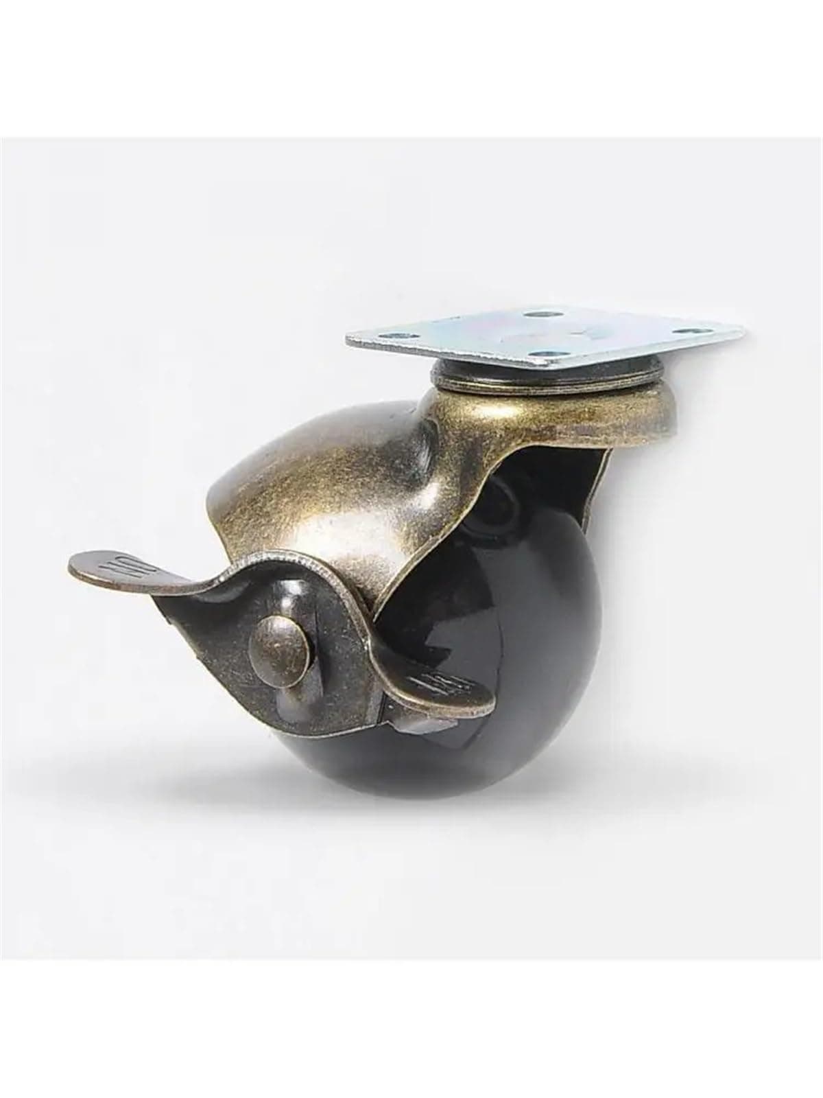 4 Pcs/Lot Retro Earth Wheel with Brake 1.5 Inch Furniture Wheel Universal Caster Spherical Supplied