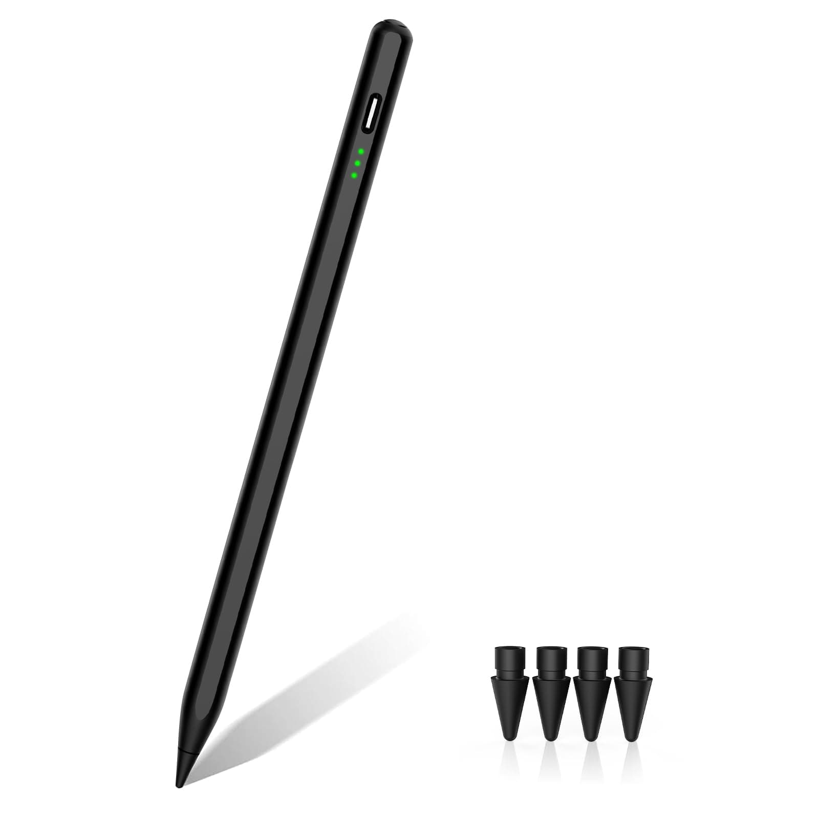 MYSTILUCK Stylus Pen for iPad 9th&10th Generation, 13 Mins Fast Charge, iPad Pencil for Apple iPad(2018-2024) 10/9/8/7/6th Gen, iPad Pro 12.9/11/13-inch M4, iPad Air 3/4/5/M2, iPad Mini 5/6(Black)