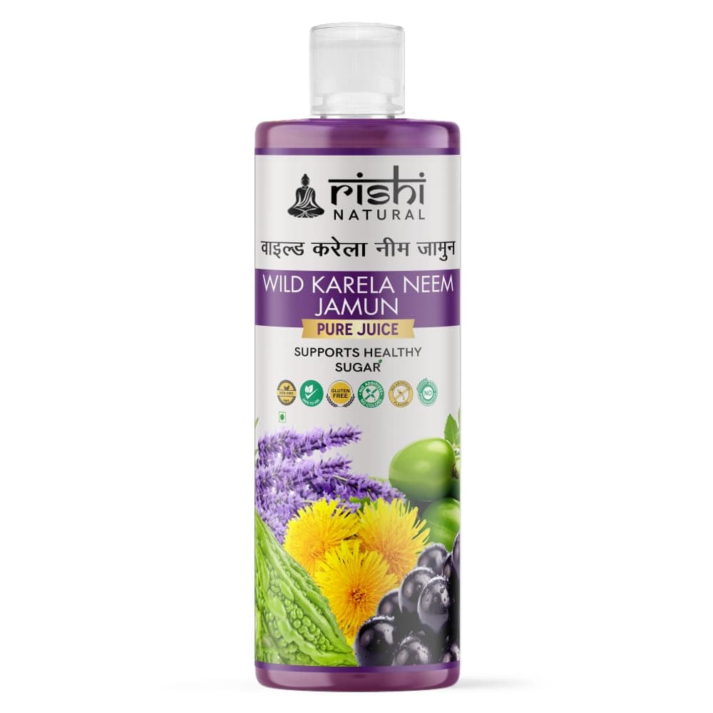Rishi Natural Wild Karela Neem Jamun Juice (500 ml)