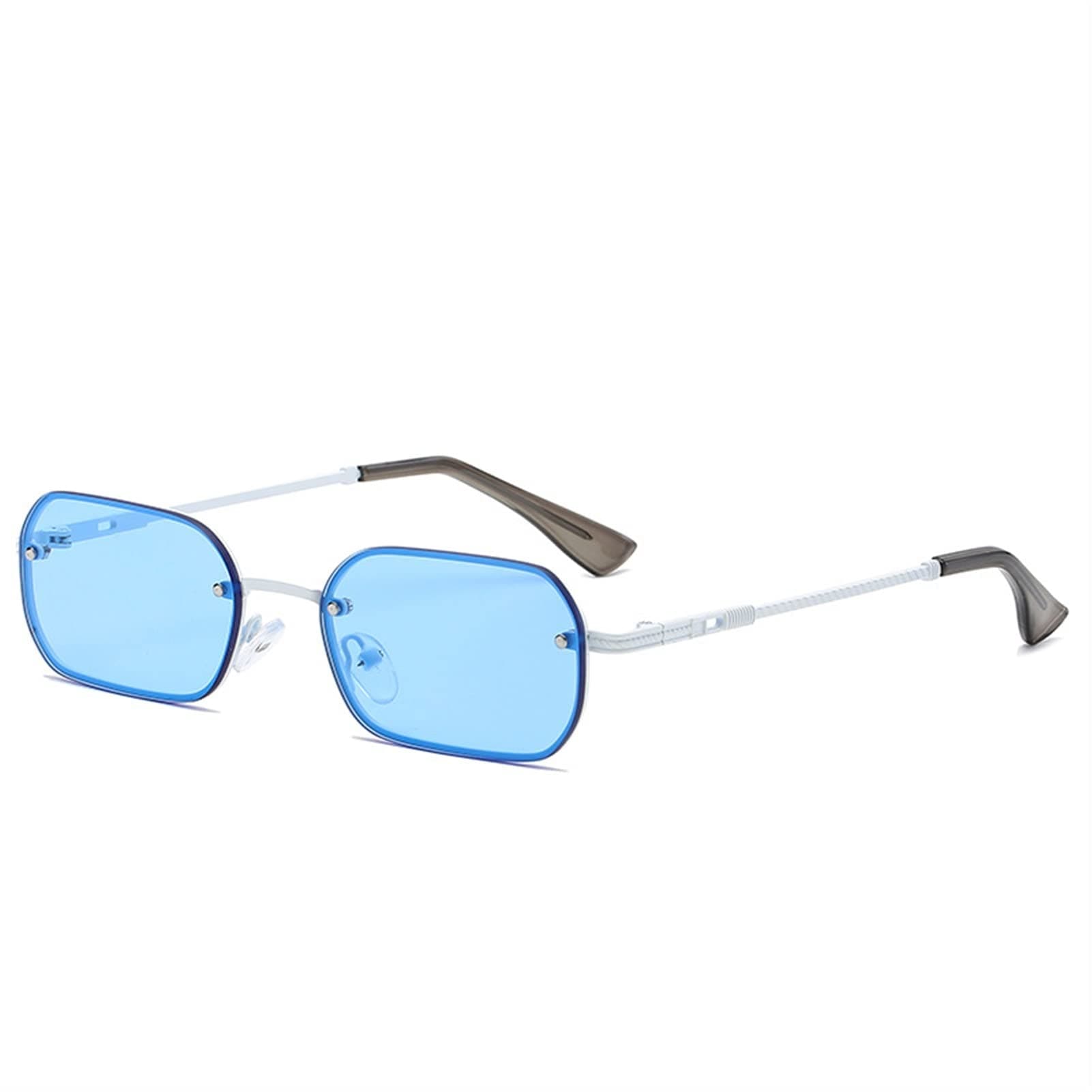 MTZJH Small Frame Fashion Men and For Women Hip-hop Sunglasses Outdoor Beach Driving Vacation Sunshade Sunglasses (Color : F, Size : Medium)