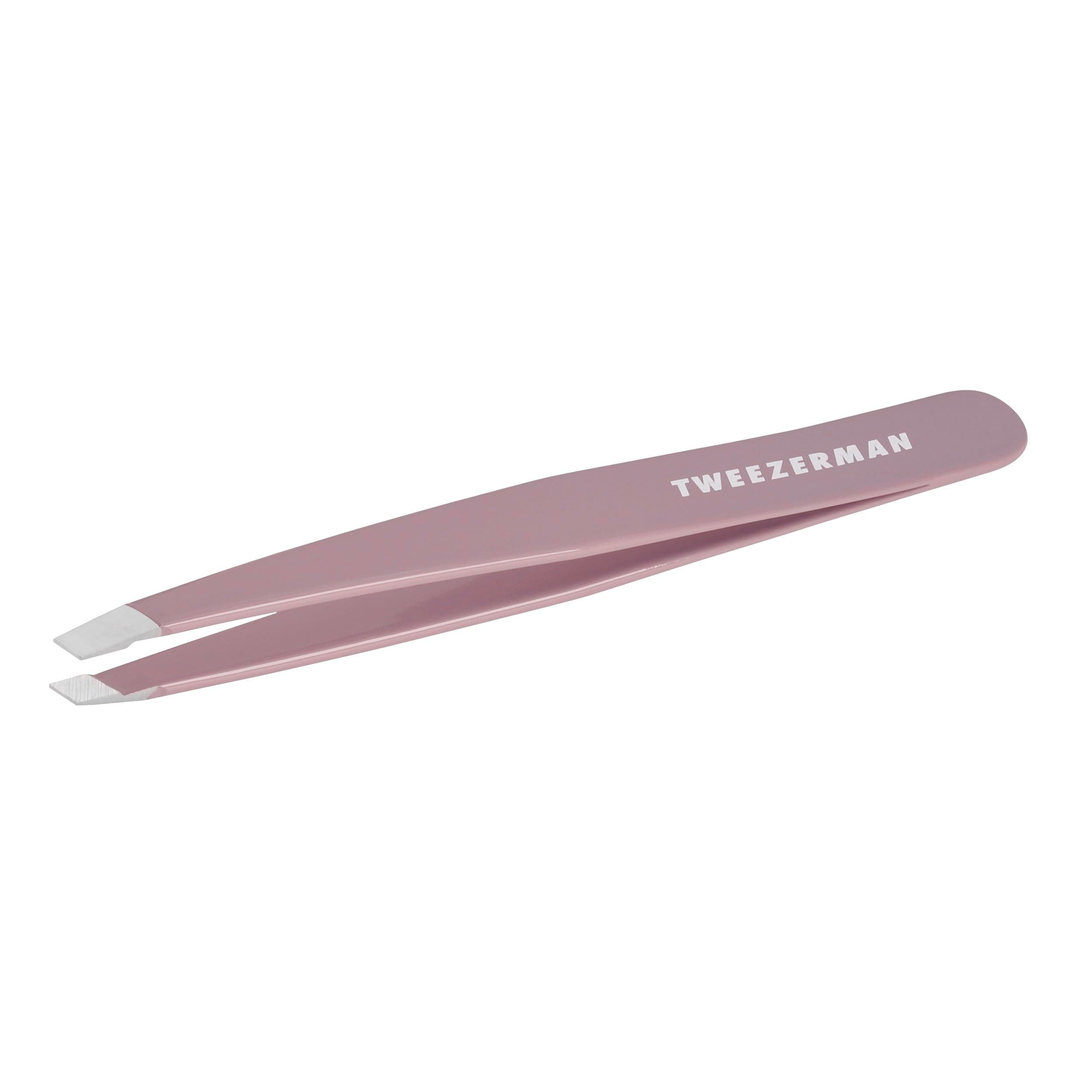 Tweezerman Exclusive Purple Wisteria Slant Tweezer - Hair Removal Tweezers, Stainless Steel