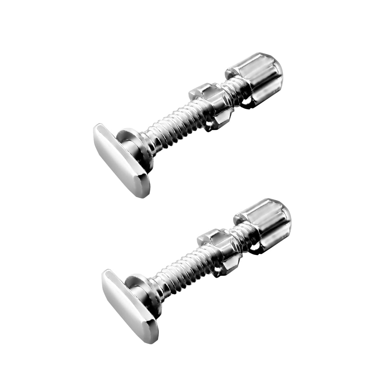 Screws and Bolt Set Replacement for Cartier Glasses Eyeglasses Sunglasses Frames Curved Rectangular Screw (Silver)