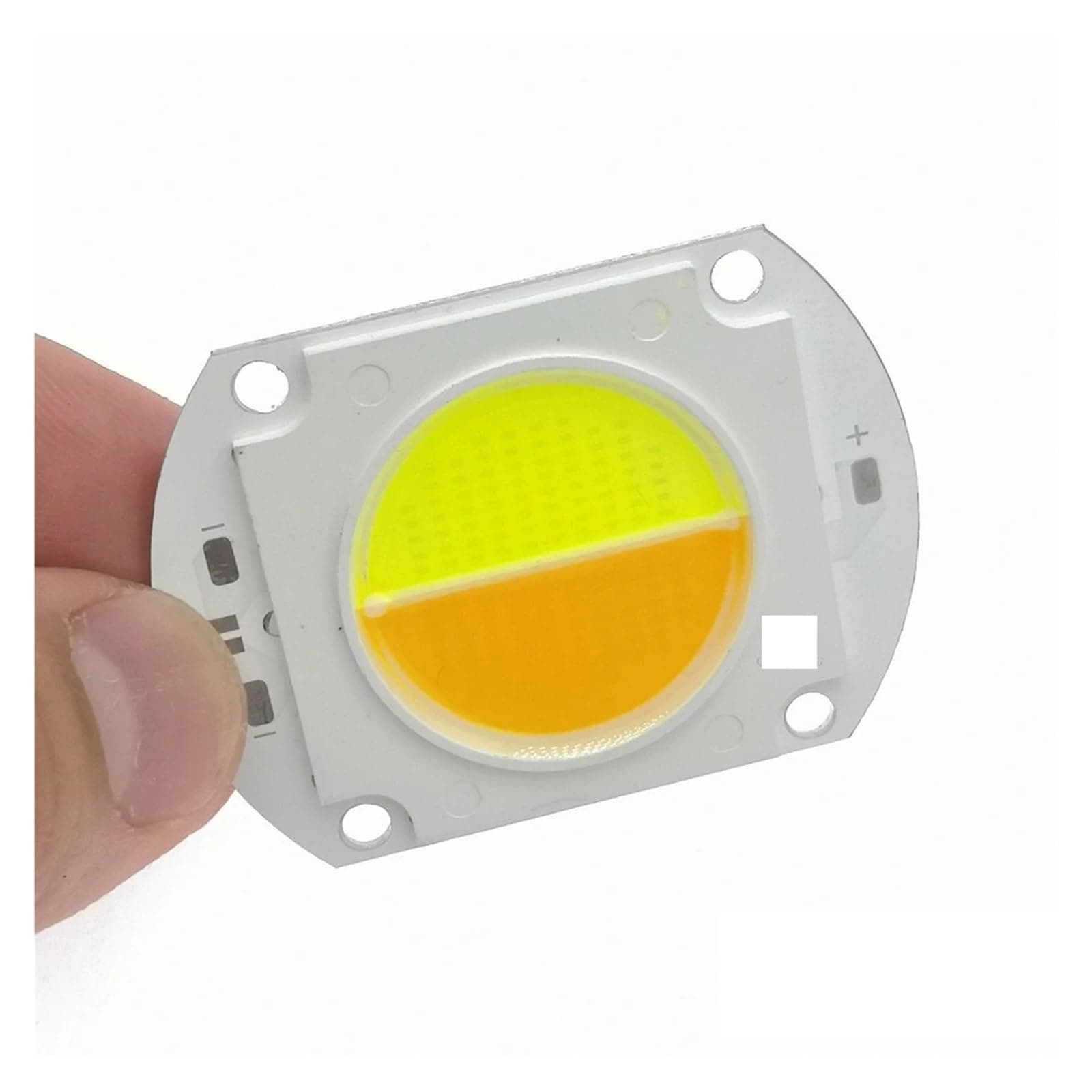 1pcs 100W 200W Dual Color High Power LED COB Chip 32-36V Warm White 3000K Cold White 6500K for Outdoor Floodlight Spotlight Lamp(100W CCT)