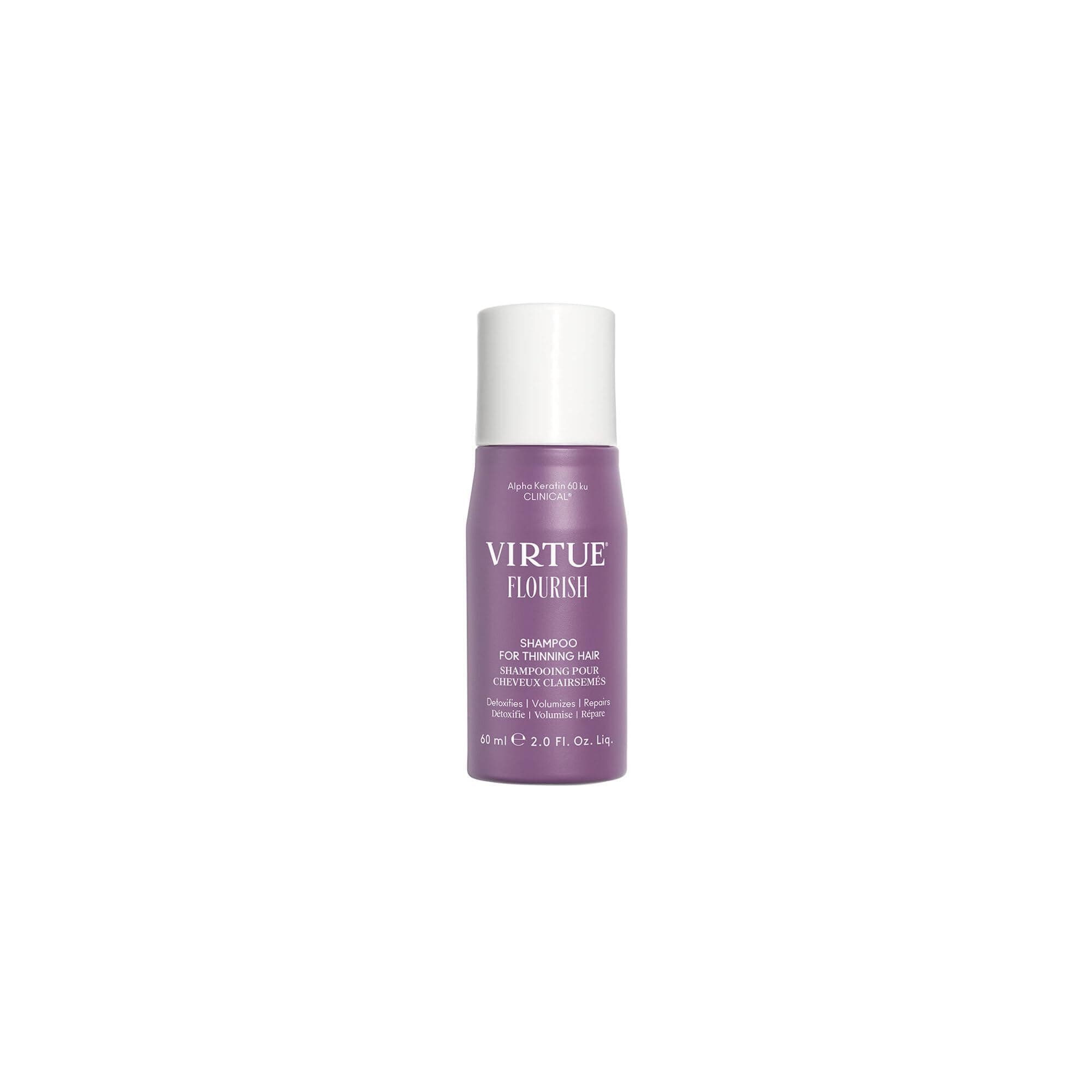 Virtue Flourish Hair Growth Shampoo for Thinning Hair,Volumizing 2 Fl Oz