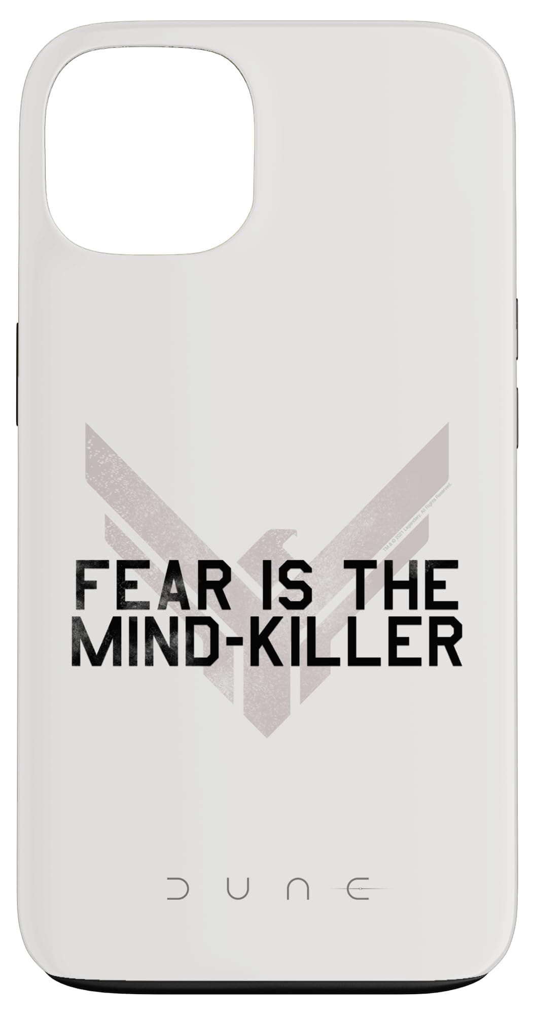 Dune (2021) - Fear is the Mind-Killer - Atreides White Case for iPhone 13