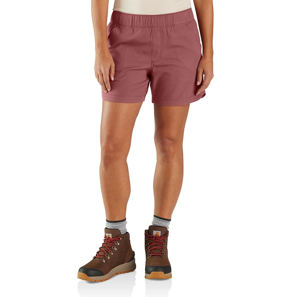 Carhartt Women's Force Relaxed Fit Ripstop Work Short Utility, Apple Butter, XL