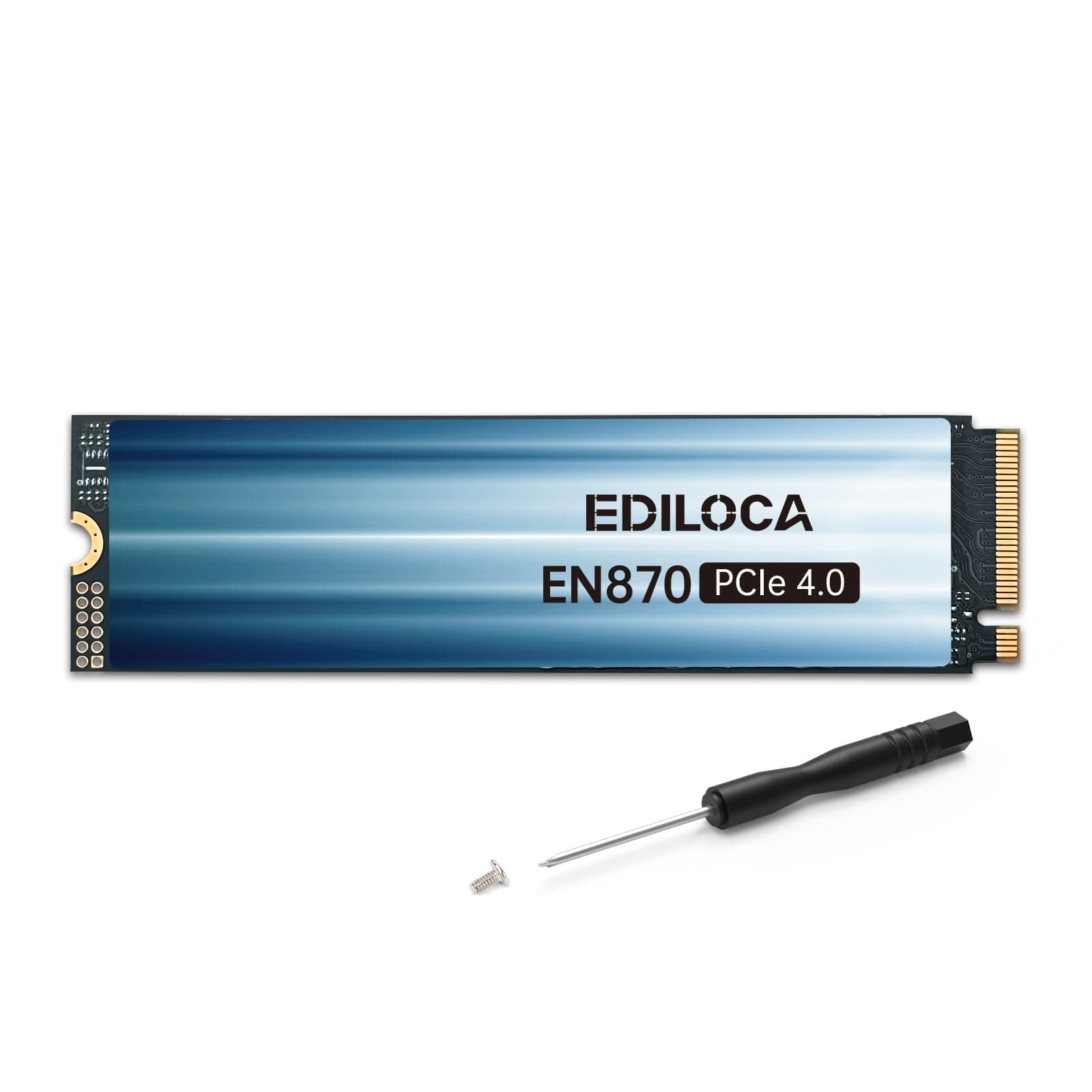 Ediloca EN870 SSD PCIe Gen4, NVMe M.2 2280, Up to 7450MB/s, Internal Solid State Drive, Dynamic SLC Cache, Compatible with PS5 and PC (4TB)