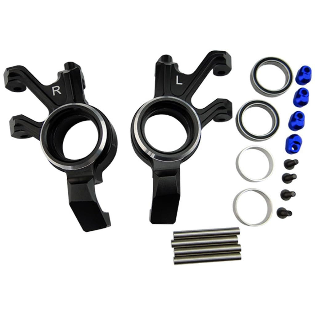 Hot Racing XMX2101 Aluminum Steering Blocks W/Hd Bearing Support TRA