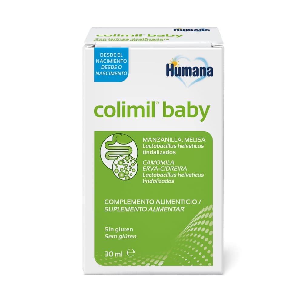 Colimil® Baby, complemento alimenticio desde el nacimiento con probióticos y extractos naturales, para las molestias de barriga, 30 ml