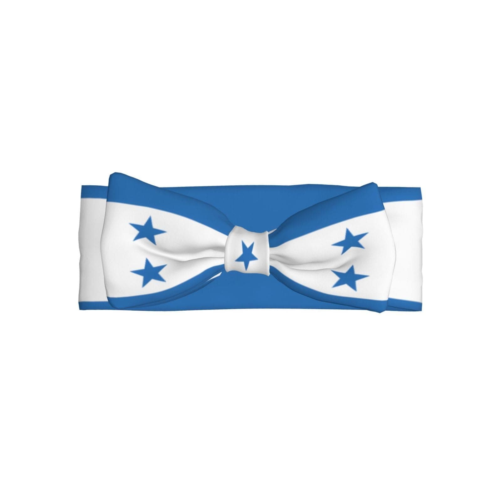 HerYng Flag Of Honduras Toddler Bow Headband - Soft And Elastic, Full Print, Lightweight Accessory For Newborns