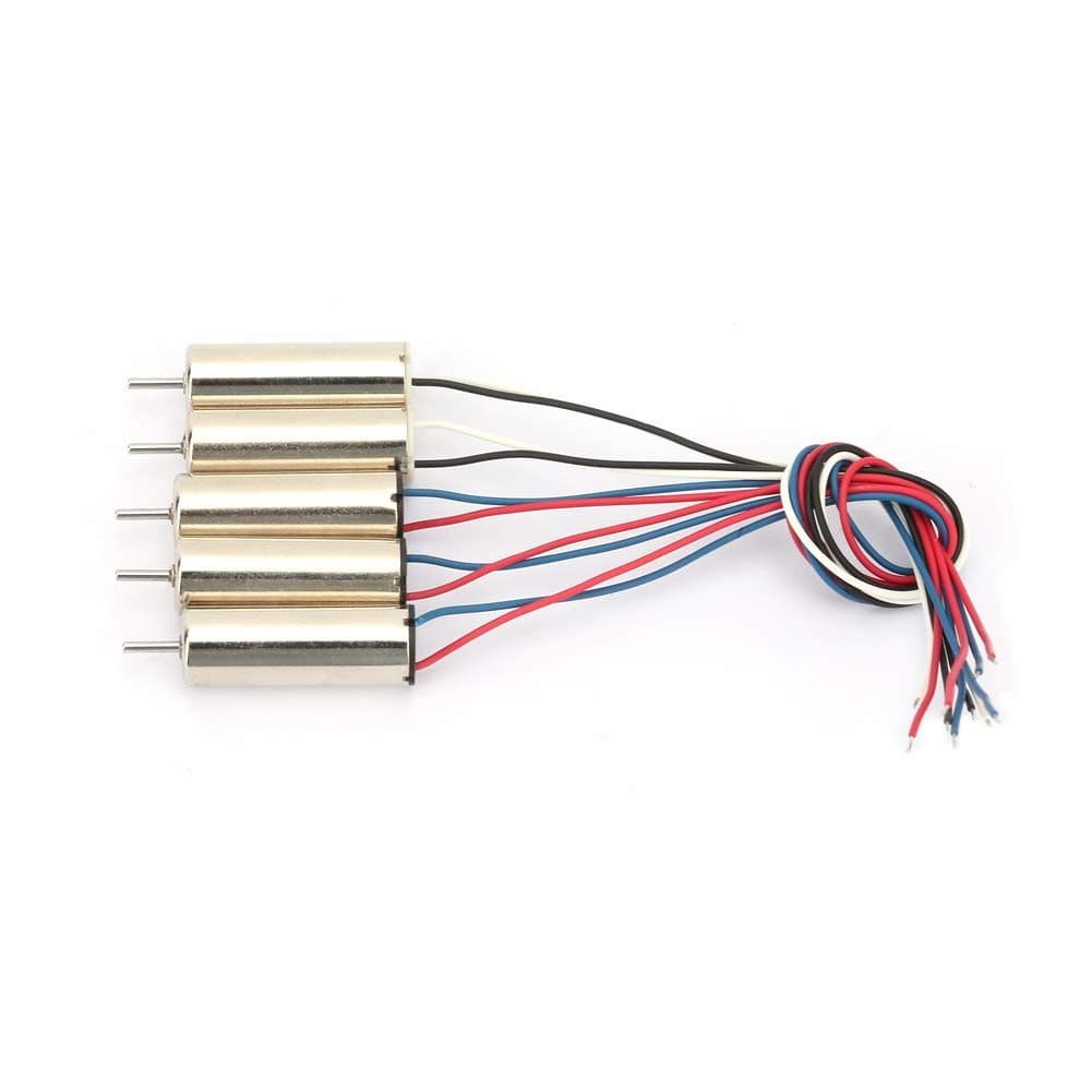 Karlak High Speed Coreless Motor Set 5 Pcs 24000rpm Lightweight Quadcopter Drone Motor for Aeromodels
