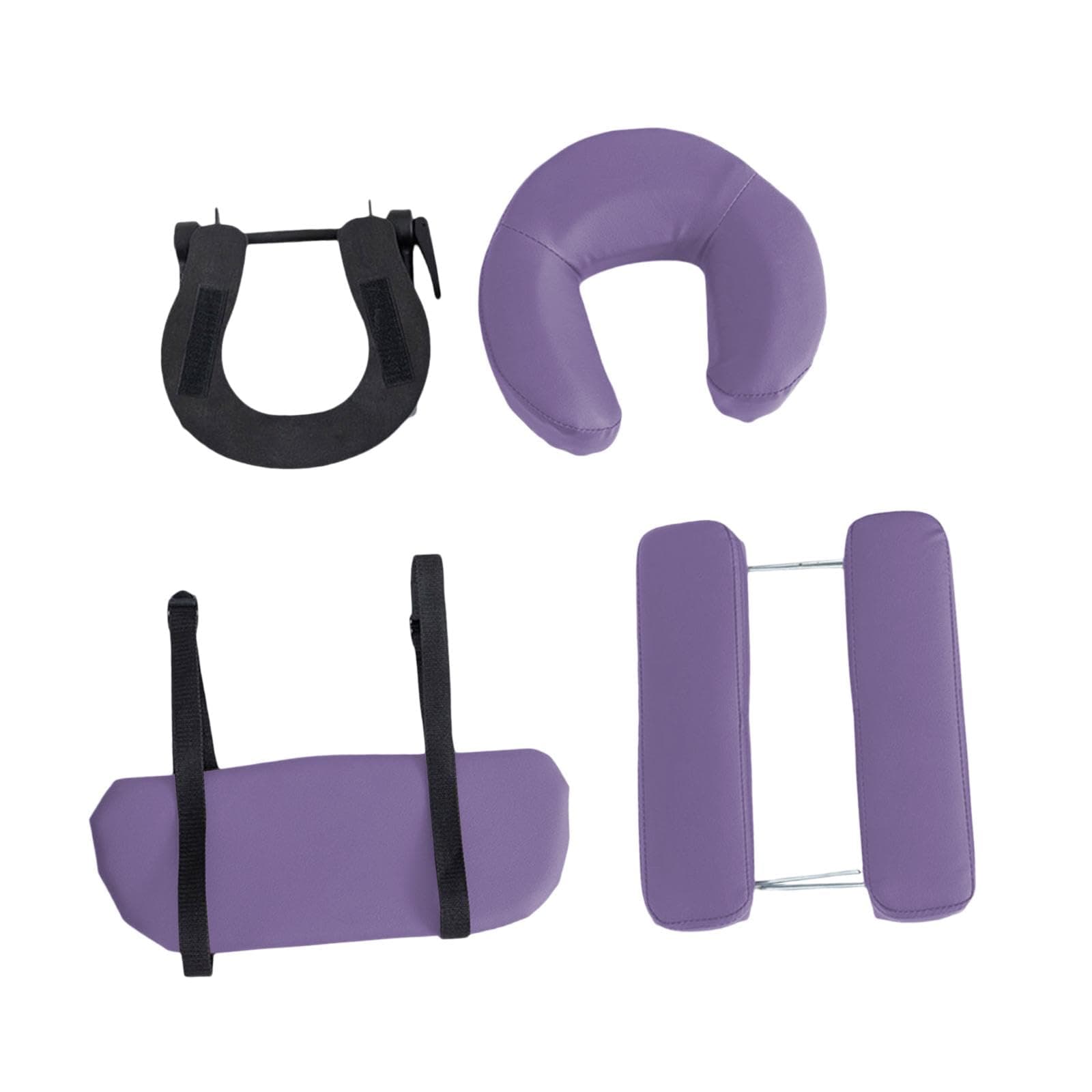 Kokiya Massage Table Face Cradle and Pillow Massage Headrest Beauty SPA Headrest Stable Equipment Face Rest Support Cushion, violet