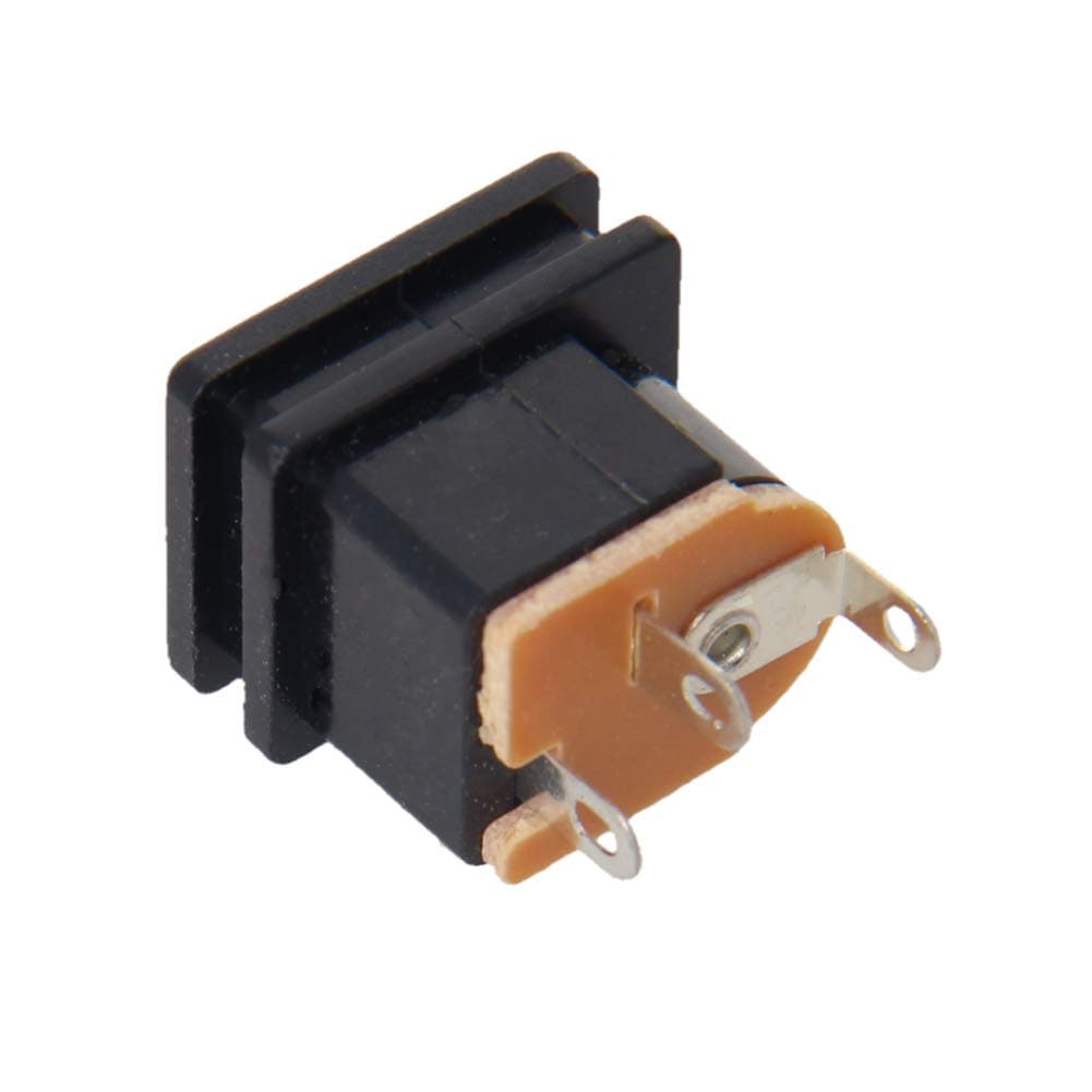 Heyiarbeit DC-015 5.5x2.1mm DC Power Jack Plug 3 Pin Female Panel Mount Connector 20pcs