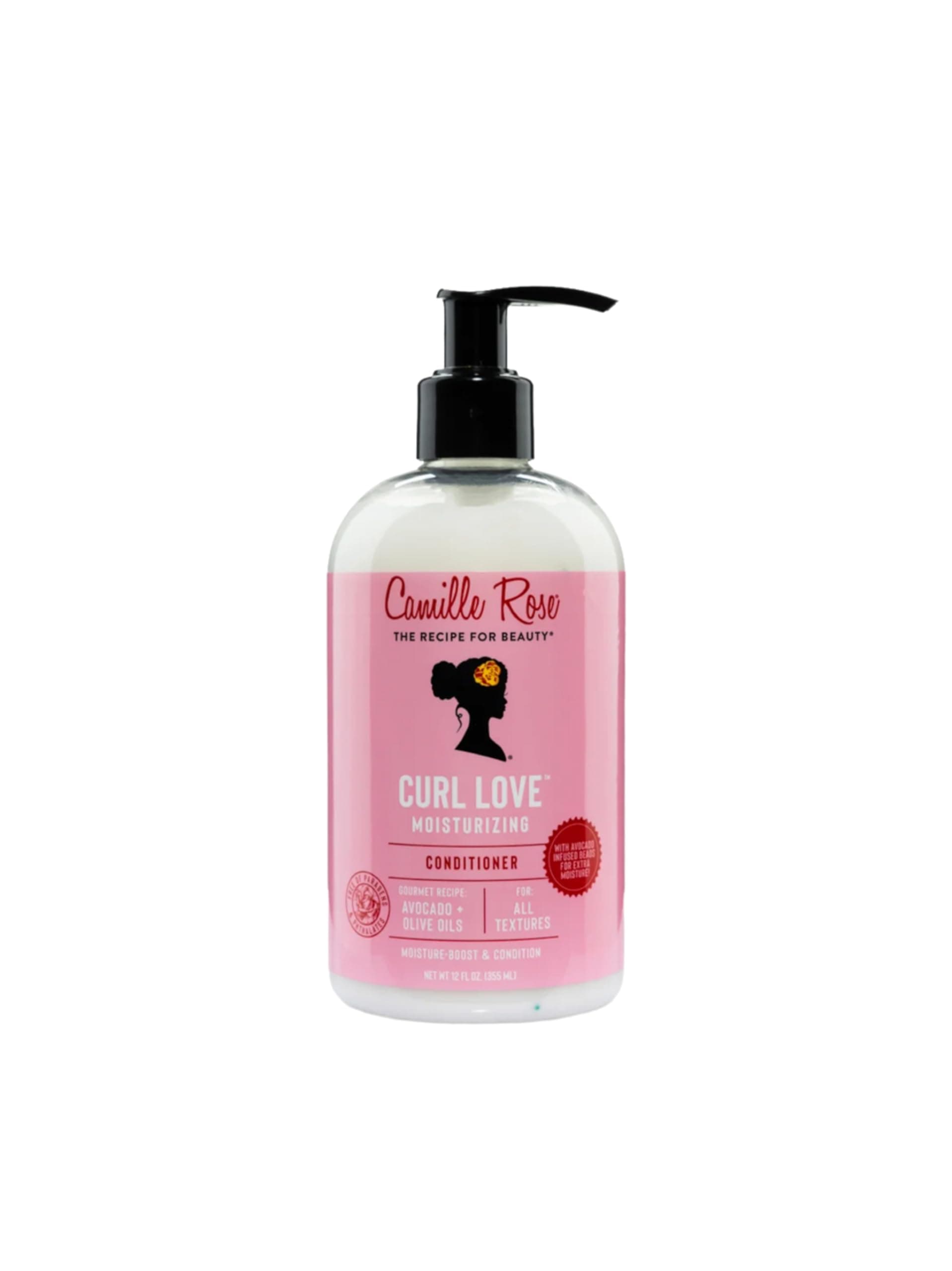 Camille Rose Curl Love Moisturizing Conditioner with avocado and Olive oil, 355mL