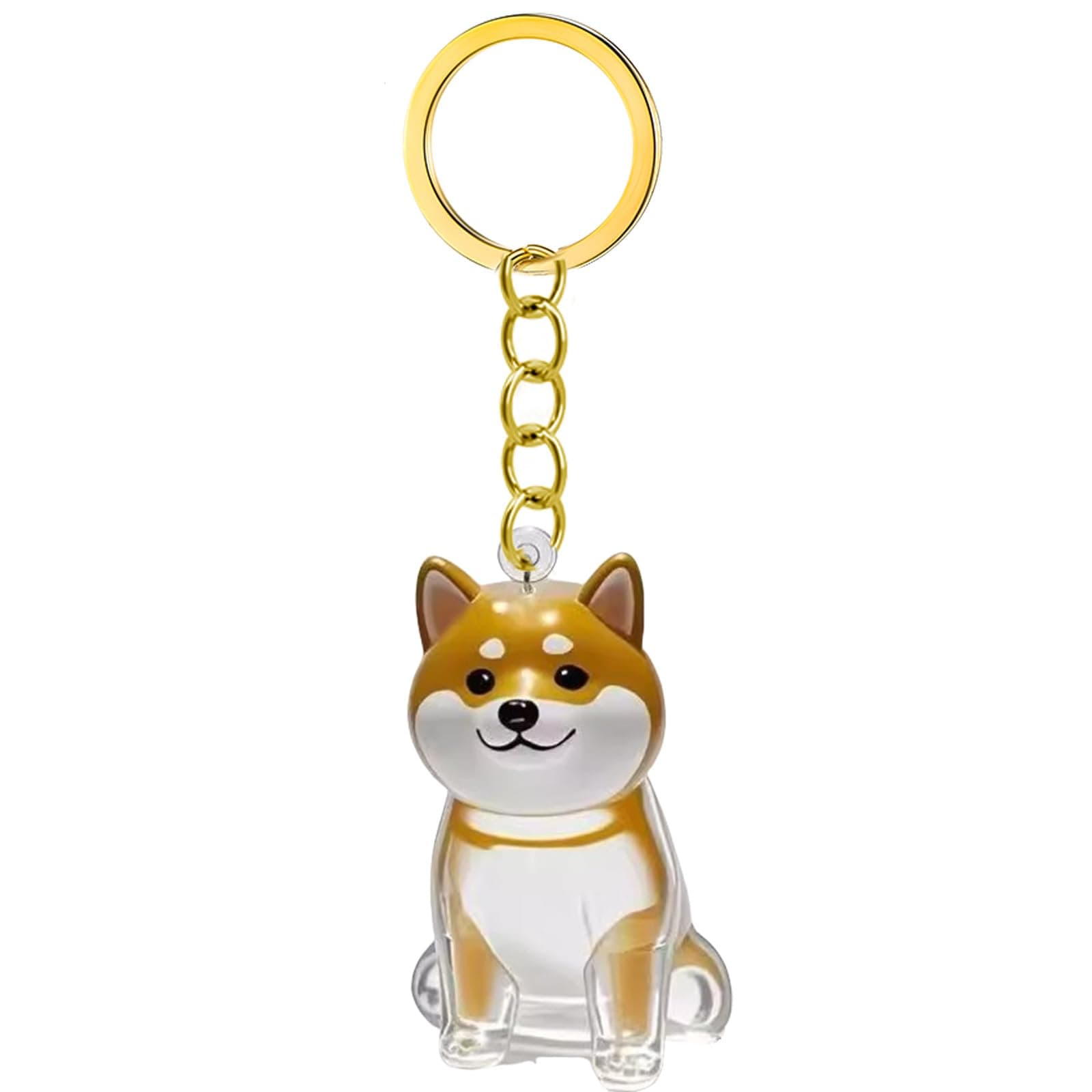 PANGBOER Small Dog Shape Portable Pet Hair Collector Keychain For Dog Cats Owners Furs Storage Box Memorial Keepsakes Bag Charm
