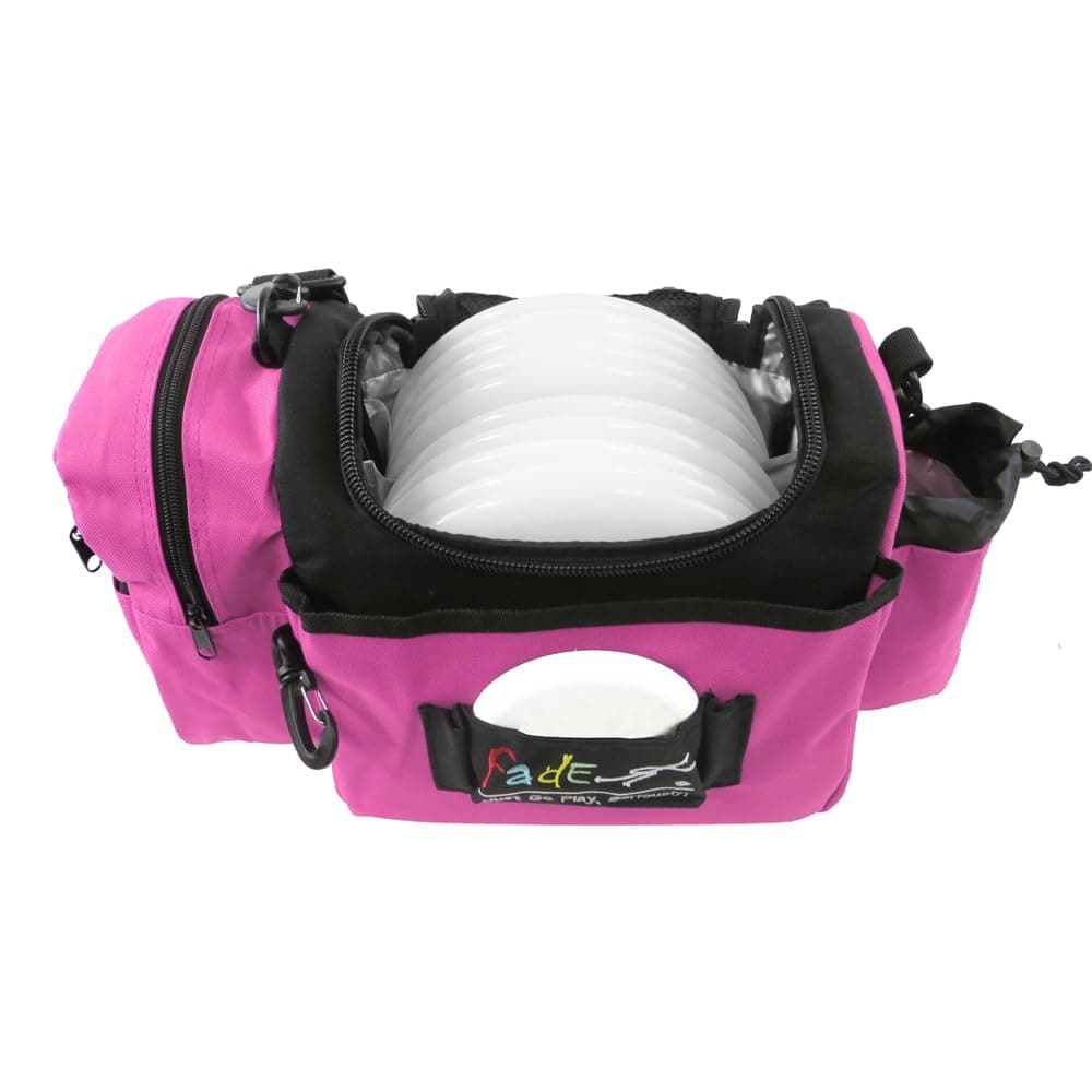 Fade Crunch Disc Golf Bag – Compact, Durable, and Lightweight Disc Storage (Pink)
