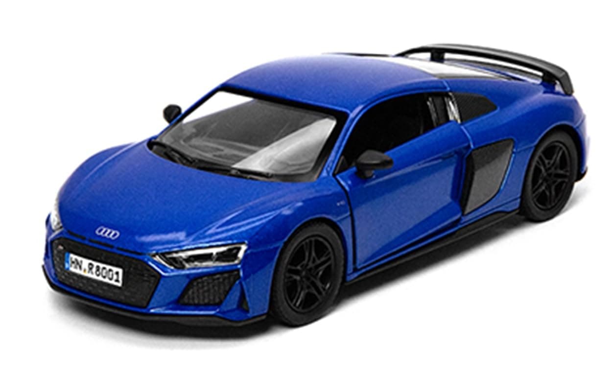 KiNSMART - 2020 Audie R8 Coupe 5Inch 1:36 Scale Die Cast Model Toy Super Car w/Pull Back Action (Blue)