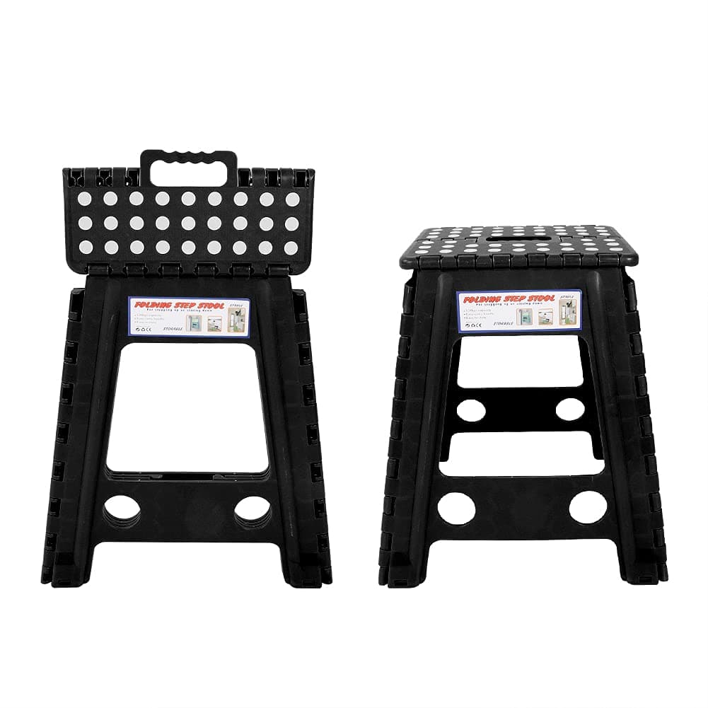 Portable Living Plastic Dots Foldable Stool, Antislip Folding Adult Chair Ideal for Both Indoor and Outdoor Ing (#4)