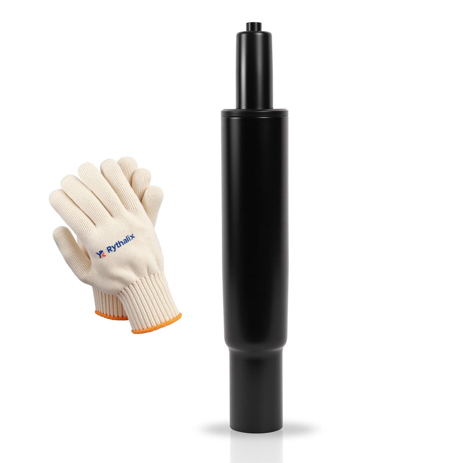 Rythalix 5.5" Short Office Chair Cylinder Replacement - Heavy Duty 1000lbs Class 4 Hydraulic Lift with Silent 360° Rotation, Universal Fit for Sinking Desk/Gaming Chairs