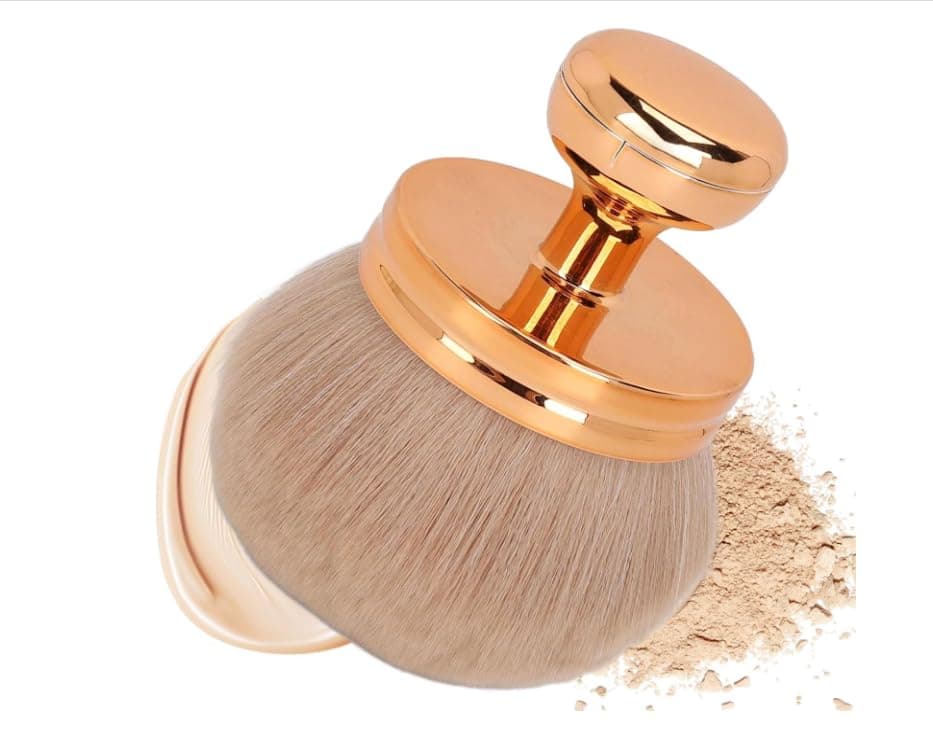 Large Self-Tanning Brush, Extra-Large Makeup Brush, Oval-Shaped Body Makeup Applicator, Professional Makeup Blending Tool, for Face and Body.