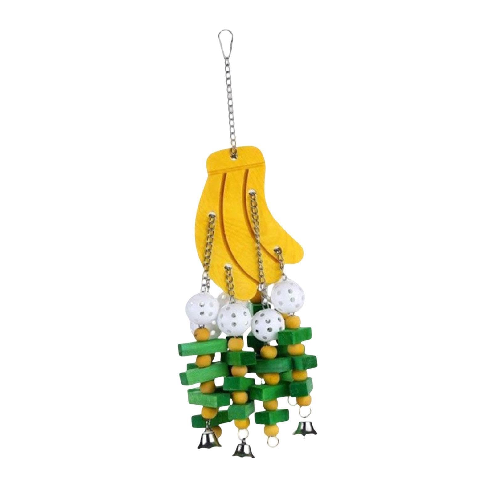 Fenteer Parrot Chewing Toy,Cage Accessory Pet Supplies Nest Boredom Breaker Bird Toy Hanging for African Grey Parrots Macaws Lovebird