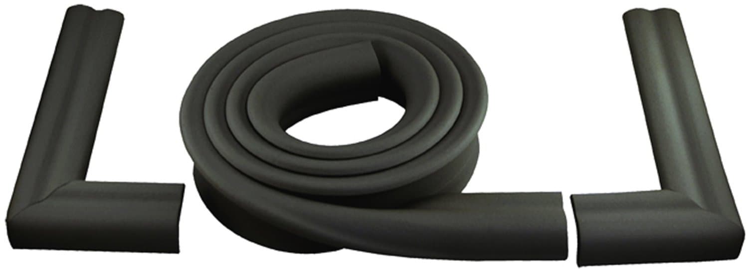 KidKusion Black Hearth Cushion, Black