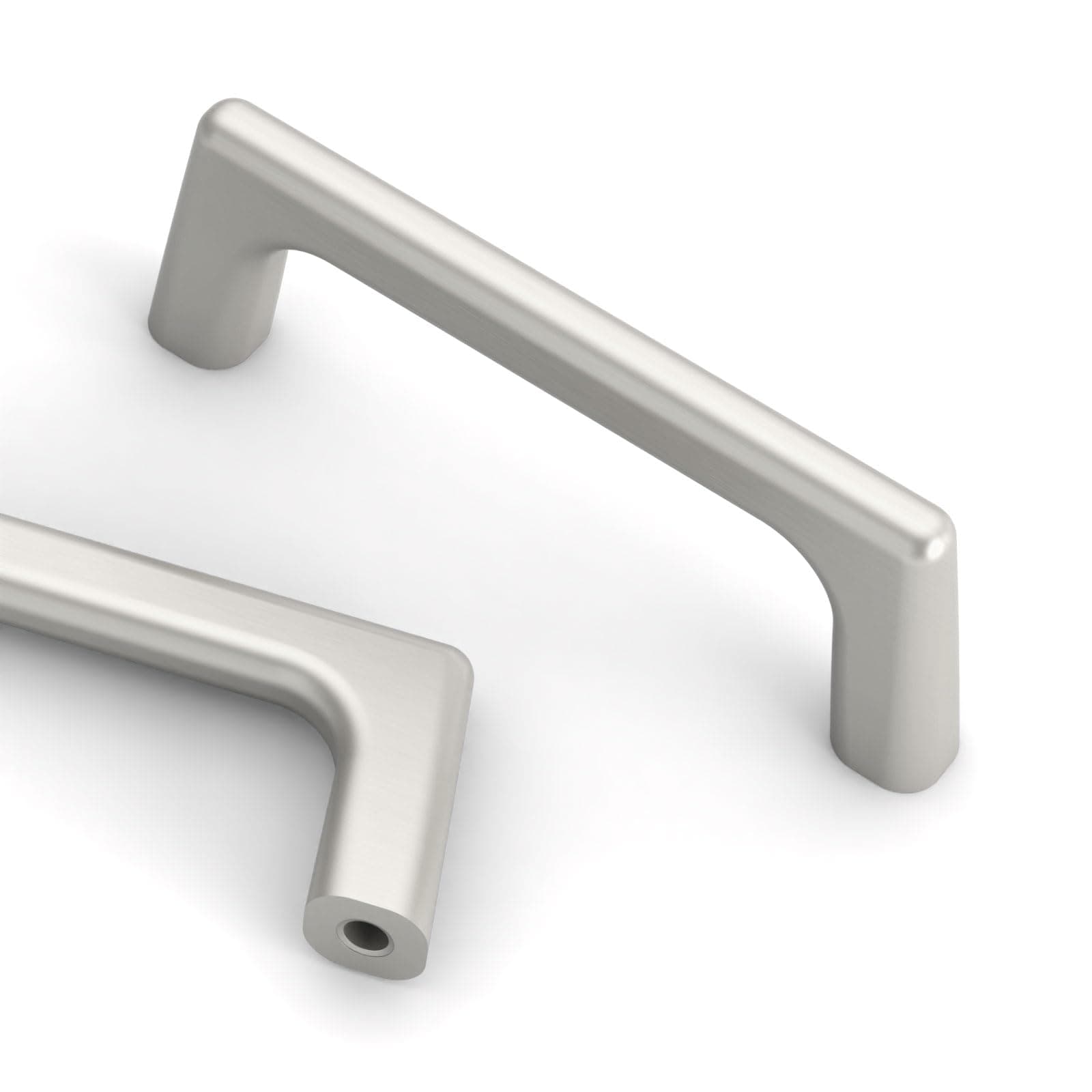 Asidrama 10 Pack 3 Inch(76mm) Brushed Satin Nickel Cabinet Pulls Cabinet Handles Cupboard Handles Kitchen Cabinet Hardware for Cupboard Drawer Pulls