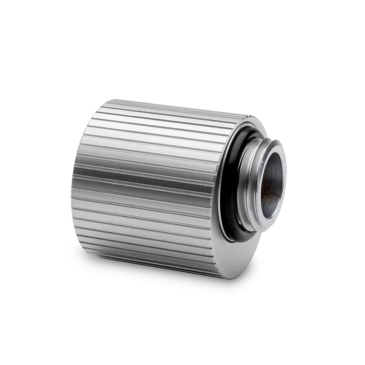 EKWB EK-Quantum Torque Rotary Offset Adapter Fitting, 3mm, Satin Titanium
