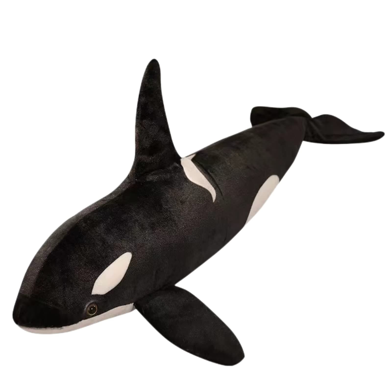 FRANKIEZHOU Giant Orca Stuffed Animal,Lifelike 27.6" Ocean Creature Killer Whale Plush Stuffed Animal, orca Plush,Cuddly Toys,Gifts for Boy Girl
