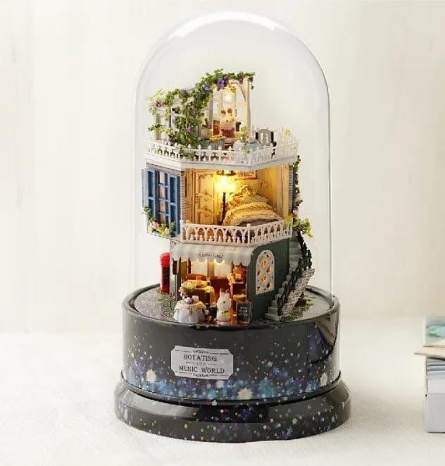 Wizardi Mini House Building Kit - Look for A Star DIY Dollhouse Kit