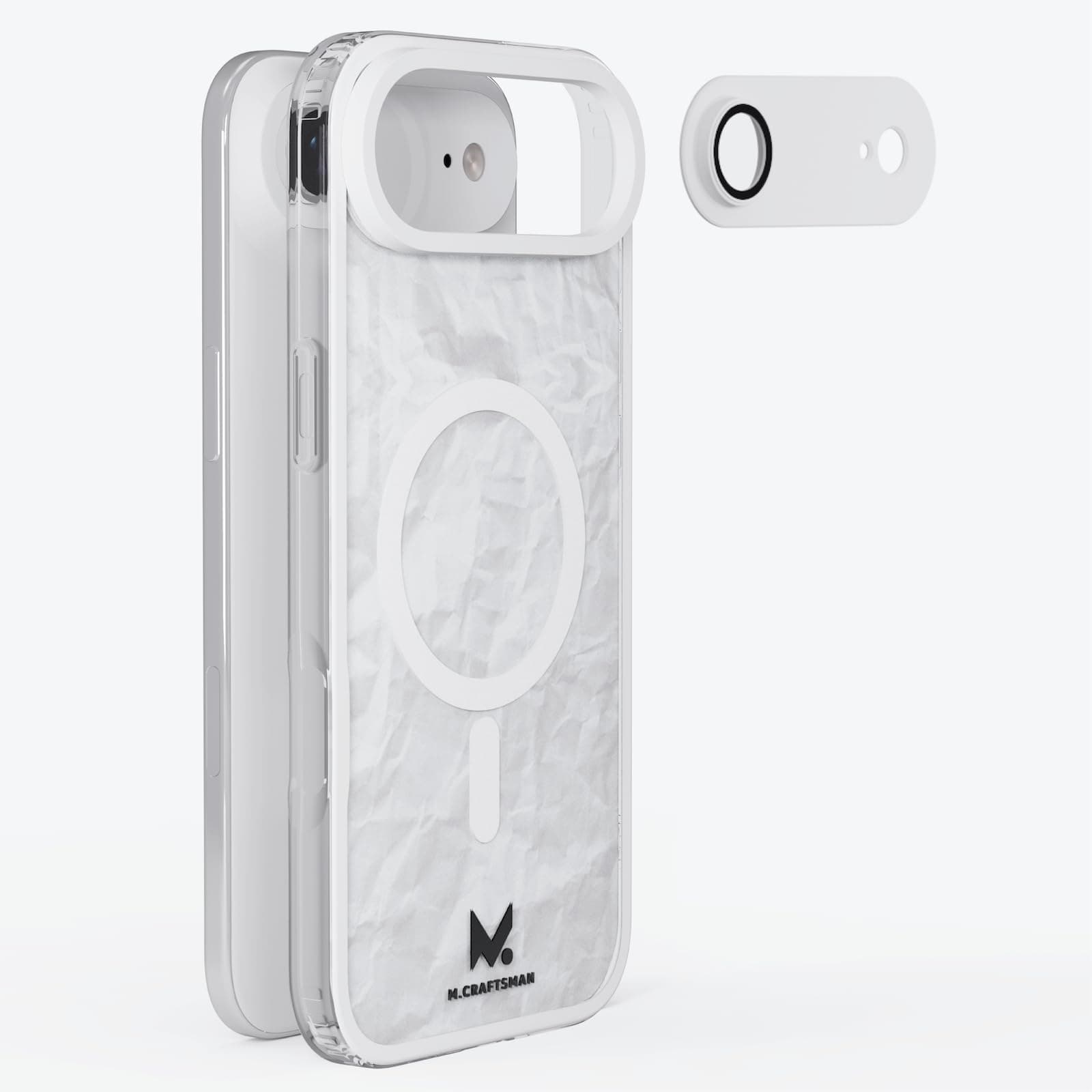 M.Craftsman Cell Phone Case, Slim Lightweight Protective Cover with Shockproof & Anti-Slip Grip