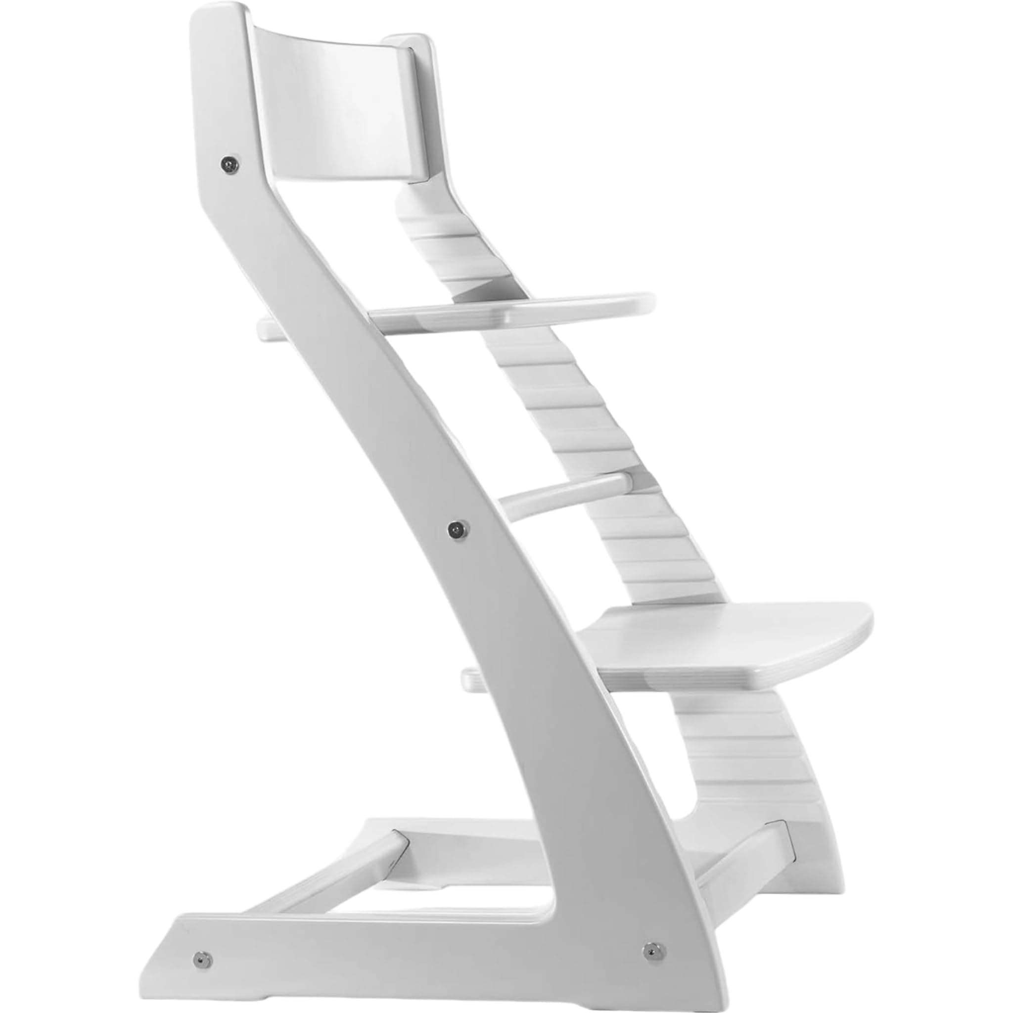 Fornel Clean Slate High Chair | A Minimalist Masterpiece in Pure White | Fully Adjustable Montessori Design that Grows with Your Child