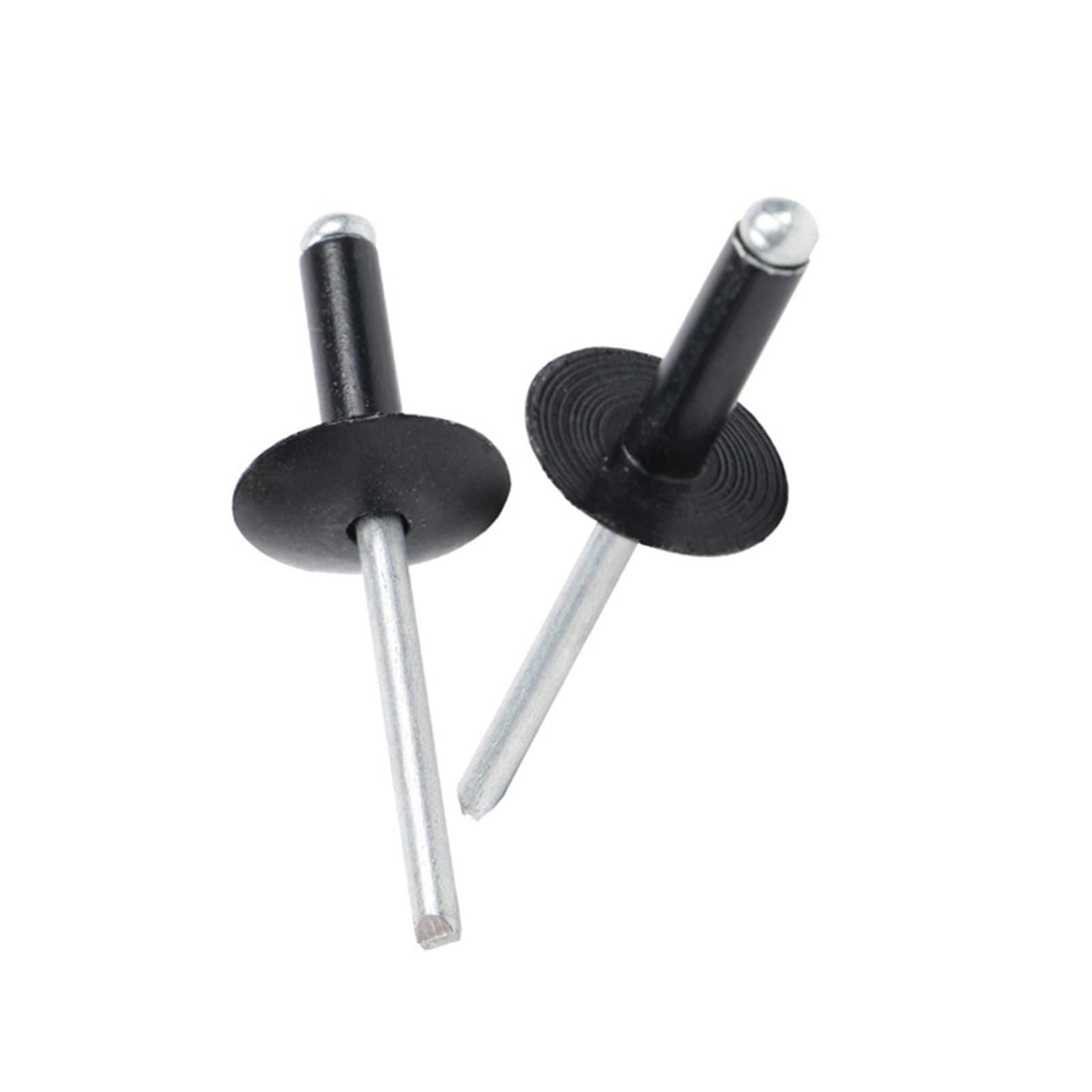 Blind Rivets 30/50pcs Aluminium Steel Large Flange Head Black Blind Rivets(30Pcs,4.8x14x16mm)