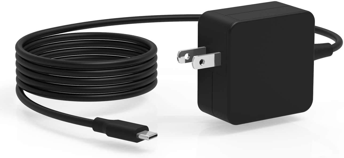 Type C AC Charger Fit for Acer Chromebook R13 11 15 514 315 311 314 N16Q14 CB5-312T R751T R751TN C732 C771 CB515-1HT CB315-1HT C733 N16Q10 N17Q8 Spin USB Laptop Power Supply Adapter Cord