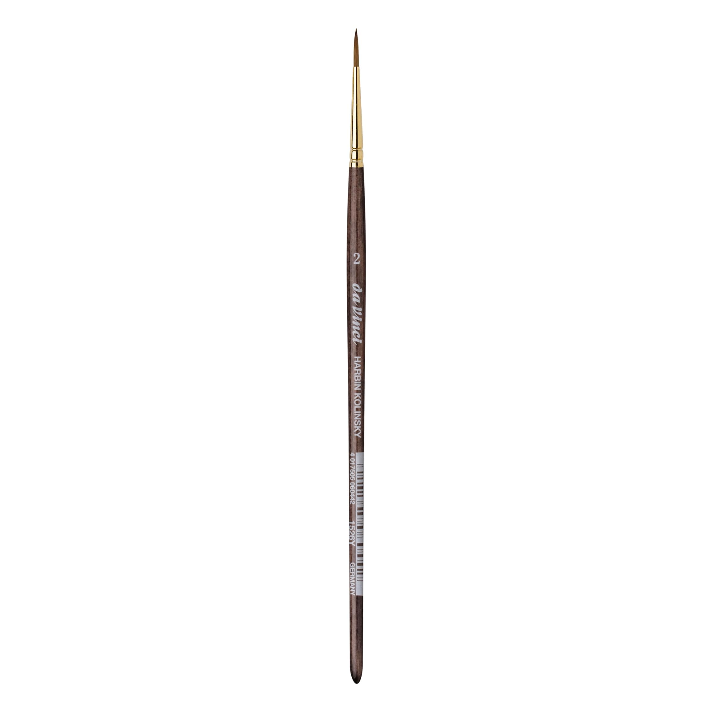 da Vinci 1526Y Series Size 2 Harbin Kolinsky Red Sable Brush, Round