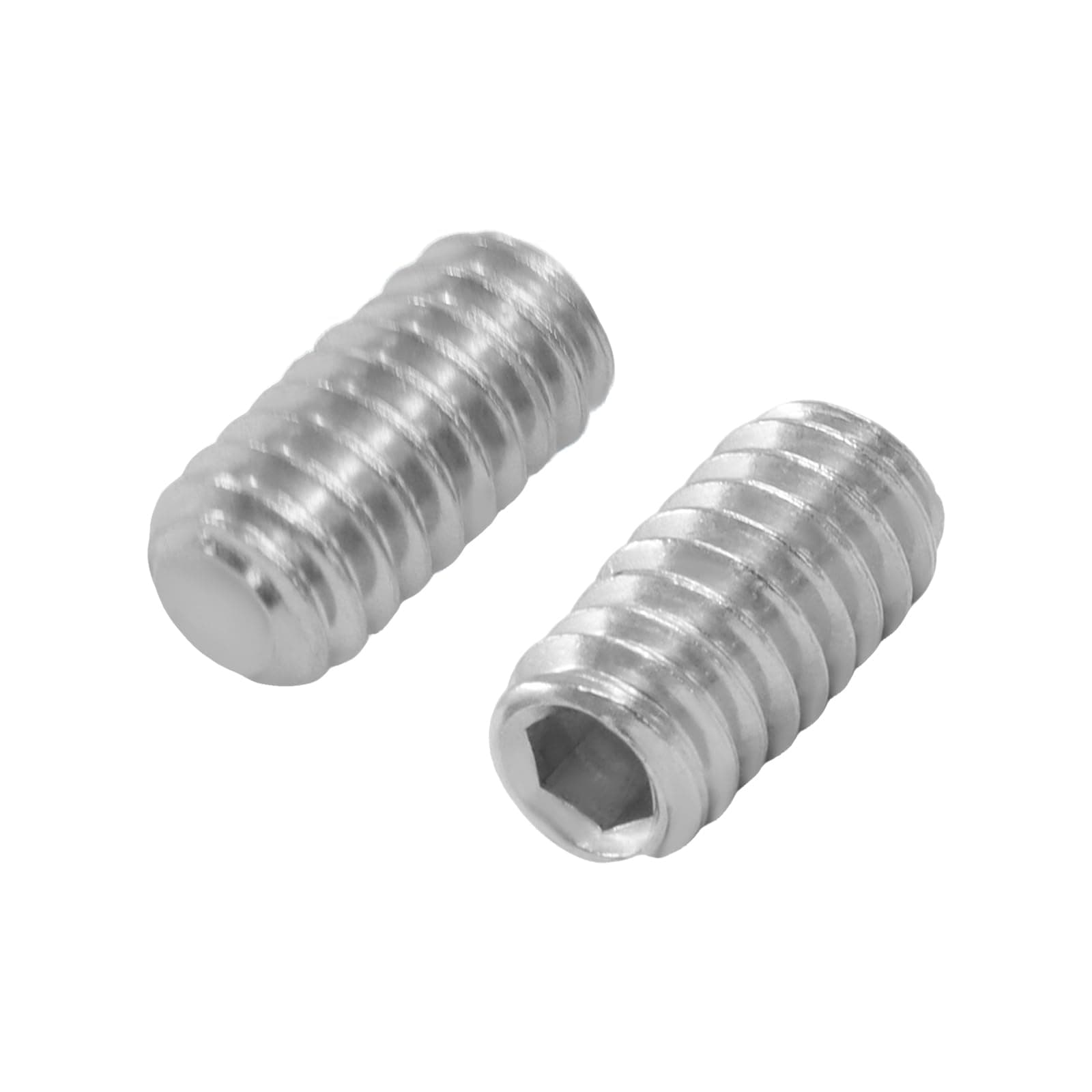 Dijedev 50Pcs Allen Head Screws, 1/4-20 x 1/2" inch Hex Drive Cup Point Screws for Home Repair, Install Door Lock, Repair Furniture, Electronic Product, DIY, Fixtures (with 1/4" Allen Wrench)