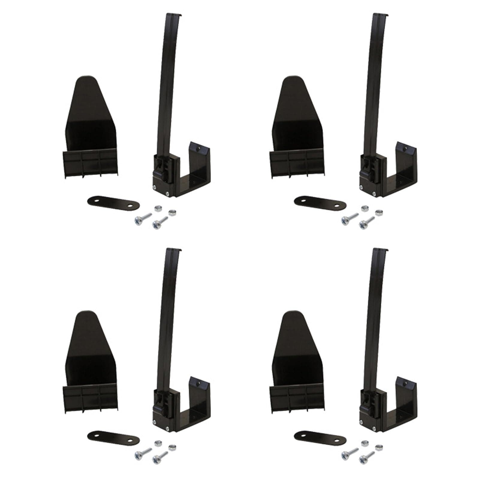 Widealiff Christmas Decorations Outdoor Garage Door Banner Clamps Kit with Grommet Tool Holiday Cover Mural Hanging Hooks Plastic, 4pcs