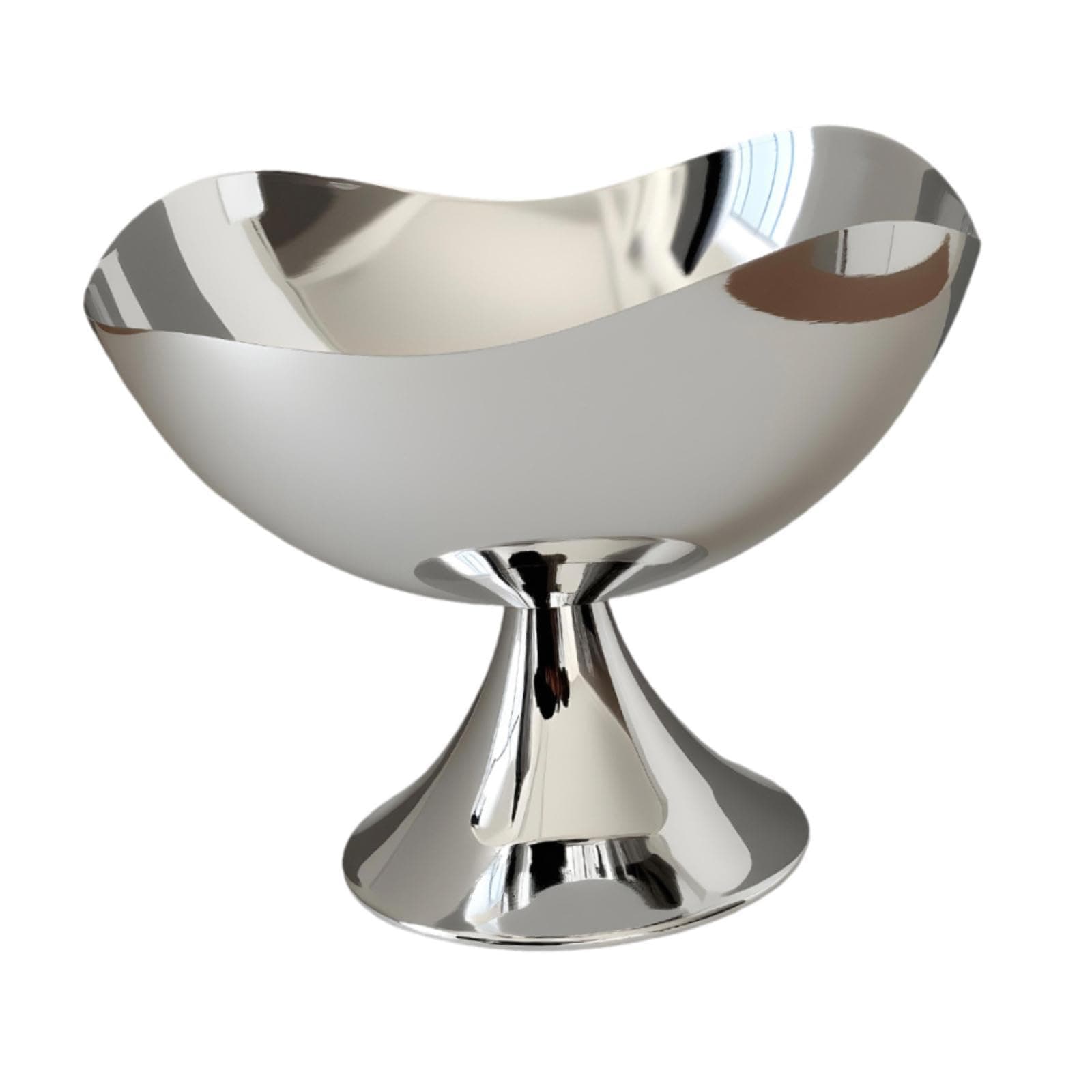 Fenteer Metal Fruit Tray Serving Tray Key Holder Centerpiece Multifunctional Pedestal Fruit Plate Entryway Organizer for Desktop Shop, L
