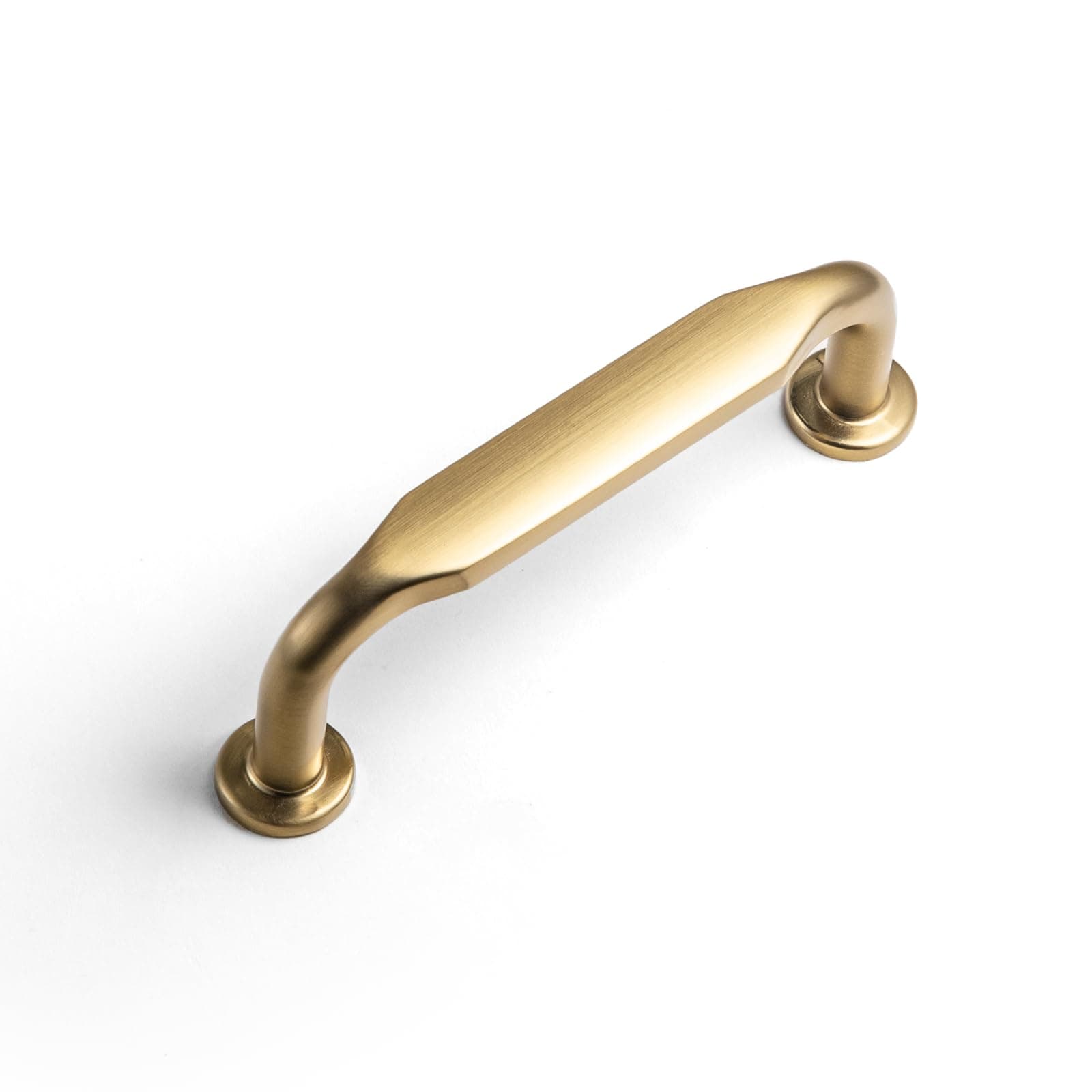 DeuForge 2 Pack Champagne Bronze Zinc Alloy Cabinet Handles - 3''(76mm) Hole Center Cabinet Pull Hardware for Bedroom, Kitchen L101