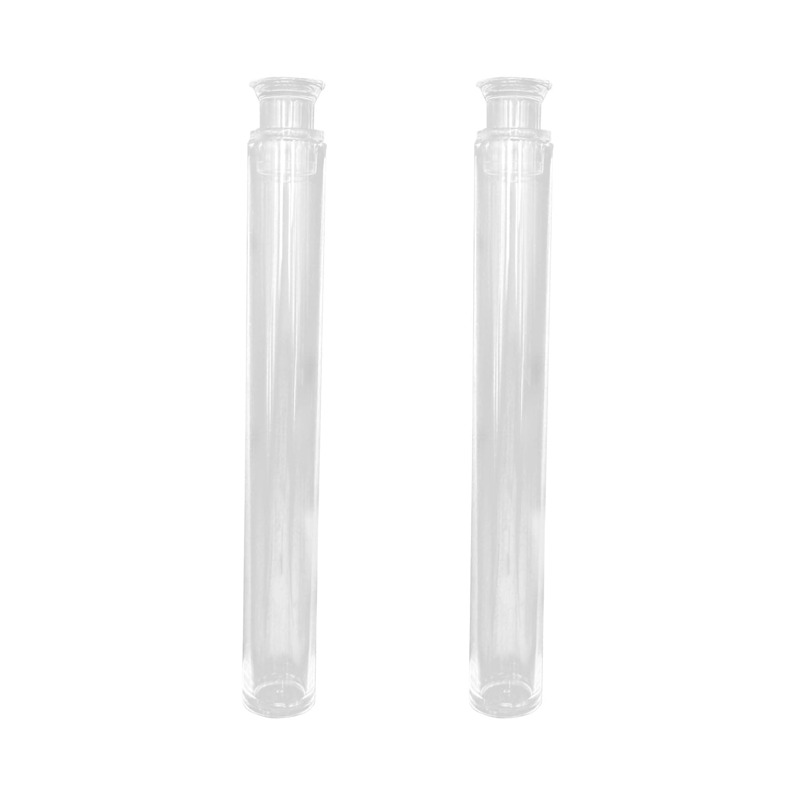 2Pcs Cat Whisker Jar 4.8Inch Pet Hair Memorial Acrylic Bottle Transparent Cat Whisker Collector Dog Or Cat Keepsake Pet Loss Memory Sympathy Gift Acrylic Material