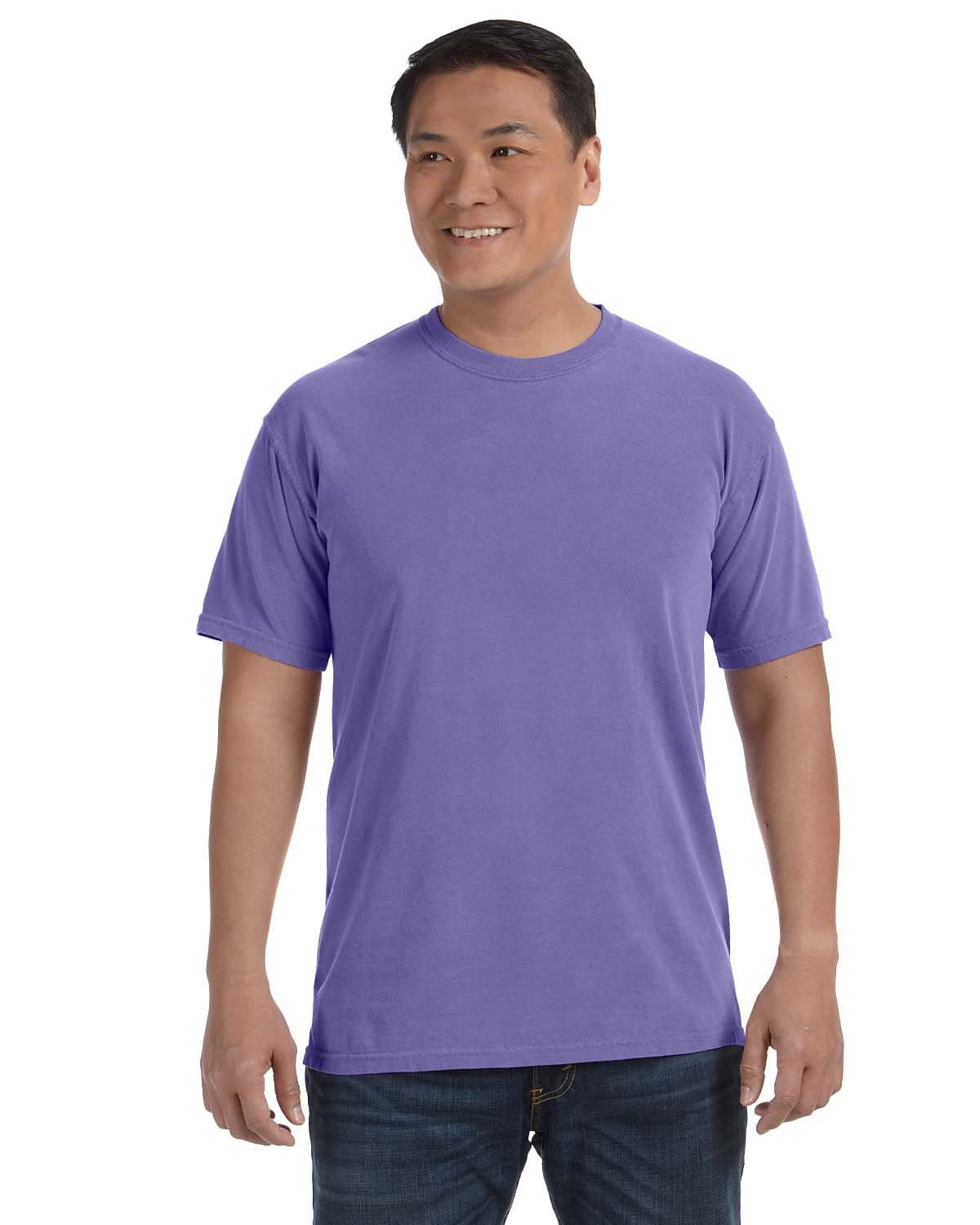 Comfort Colors C1717 Mens Ringspun Garment-Dyed T-Shirt - Violet - M