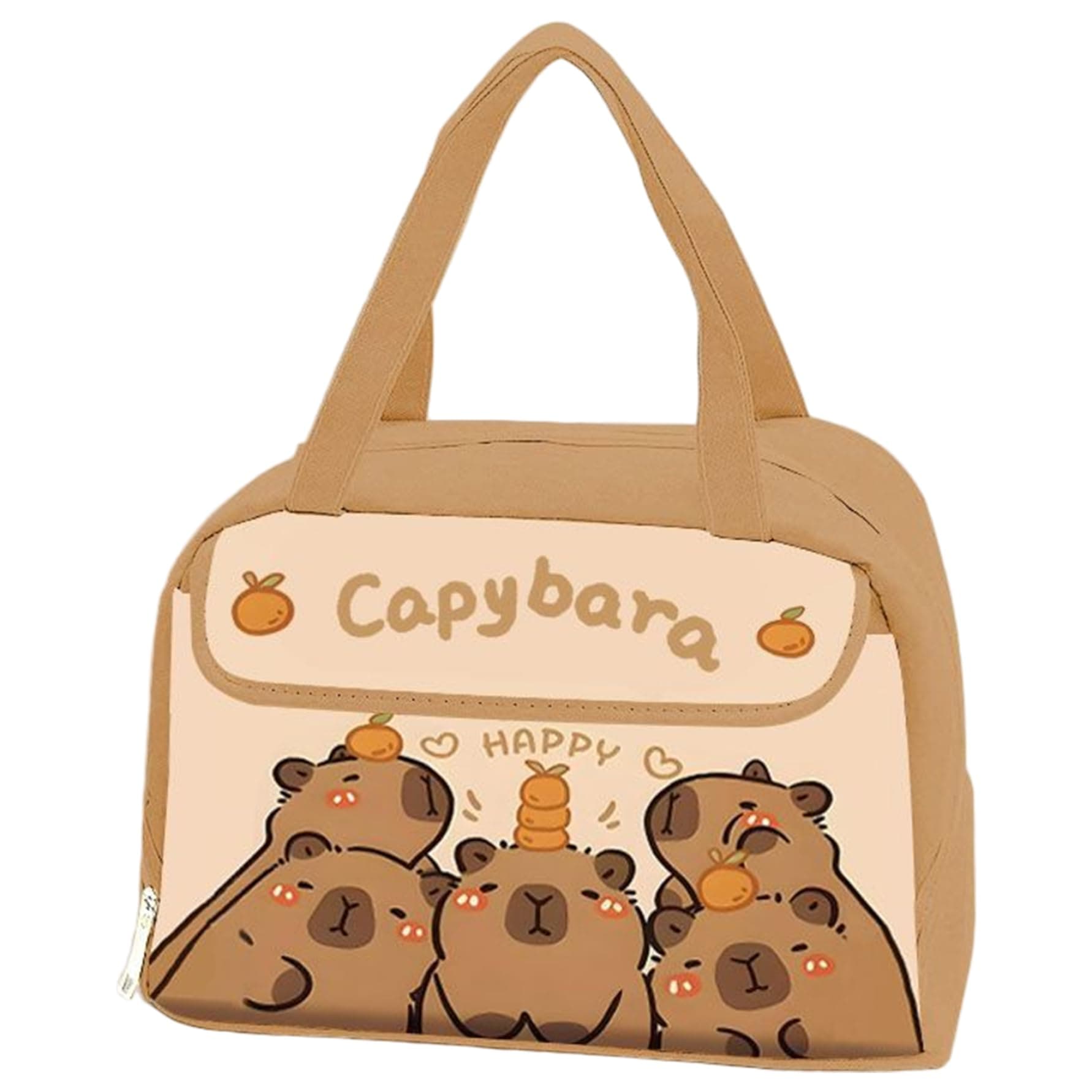 Capybara Lunch Box Waterproof Capybara Lunch Bag Insulated Large Capacity Reusable Lunch Bag for Work, Picnic, Travel, Bag
