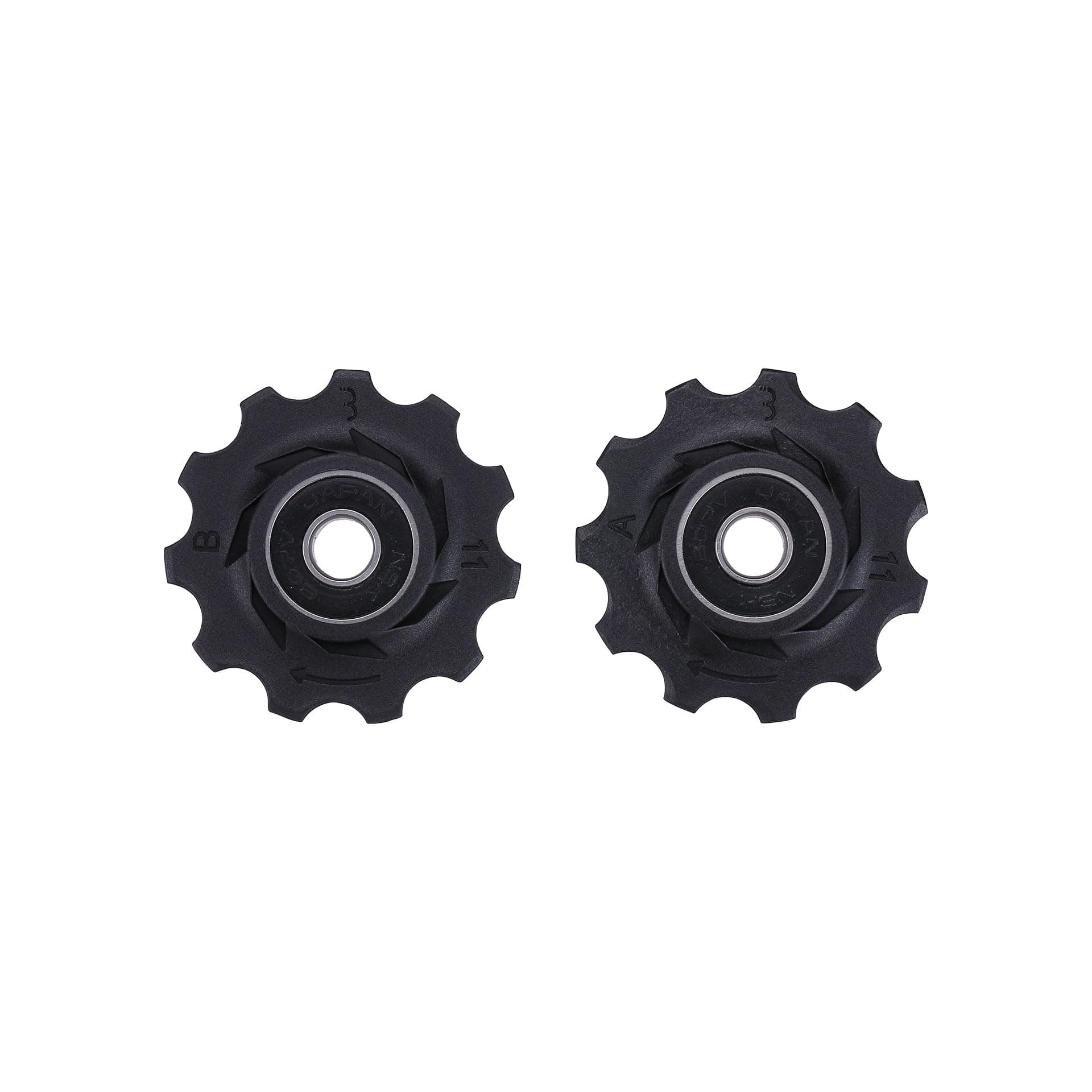 BBB Cycling, 2X 11-T Derailleur RollerBoys Rear Wheel Pulleys for Urban and Road Bikes, 9-10- and 11-Speed Campagnolo Shimano and SRAM BDP-02